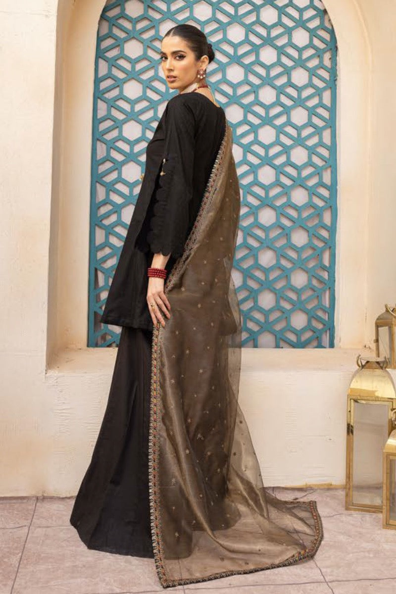 Ally's Mummy & Me Jacquard Ladies Sharara Eid Suit AL644 - Desi Posh