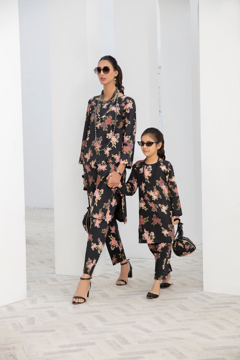 Ivana Mummy and Me 3 Piece Girls Co-ords Suit 2345 - Desi Posh