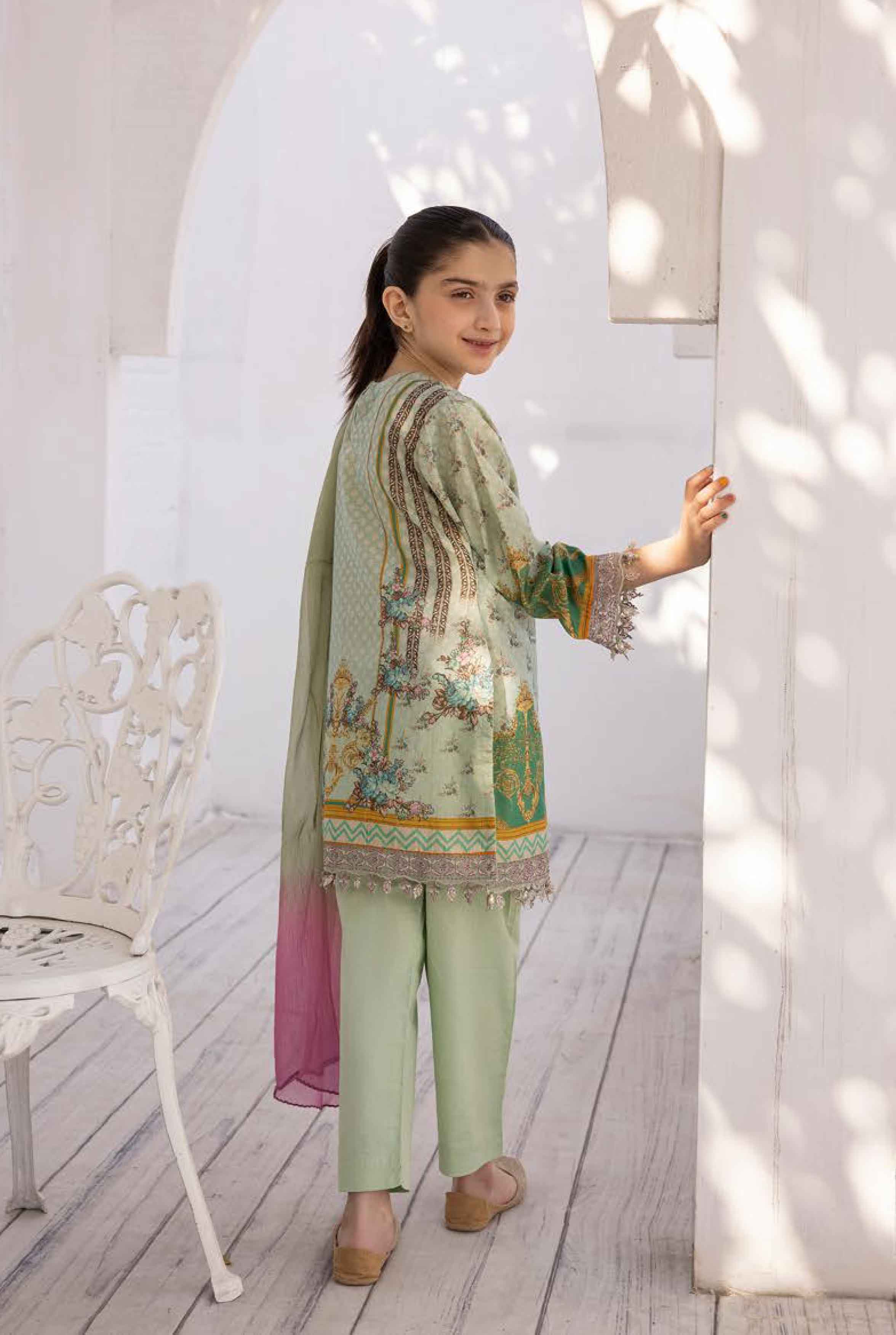 Allys Mother & Daughter Kids Suit AL544K - Desi Posh