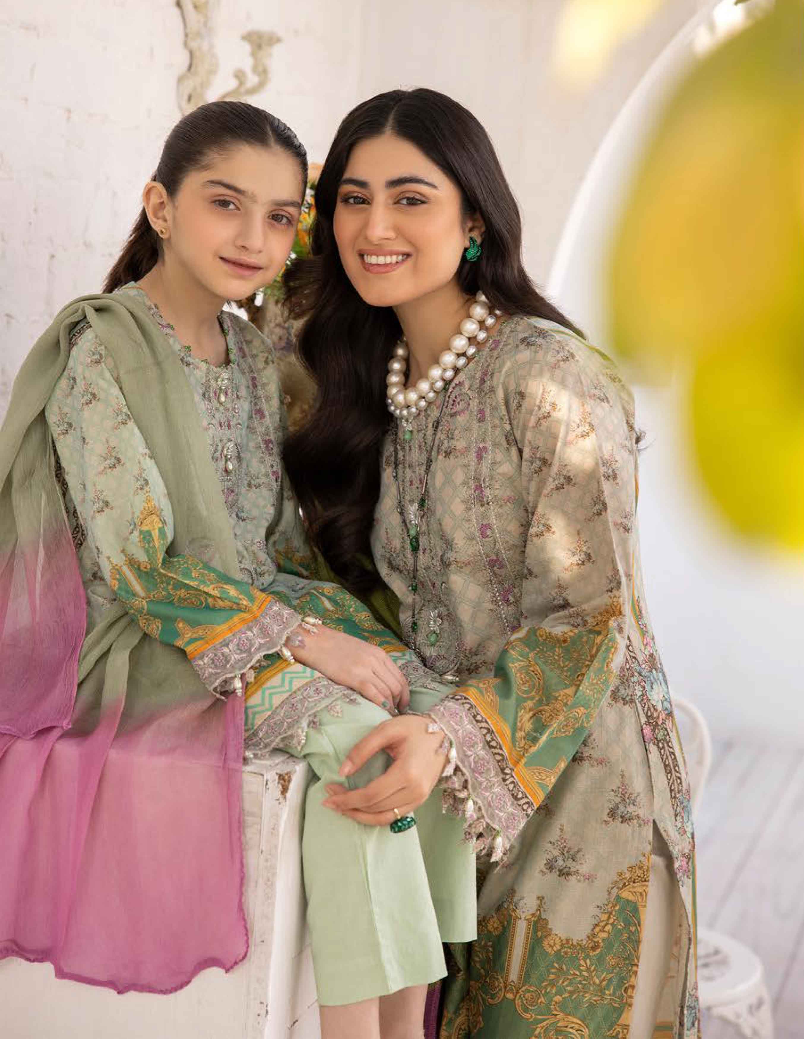 Allys Mother & Daughter Kids Suit AL544K - Desi Posh
