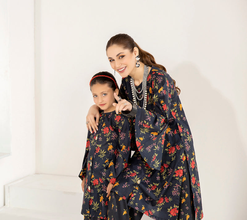 Allys Mummy and Me 3 Piece Girls Co-ords Suit AL618K - Desi Posh