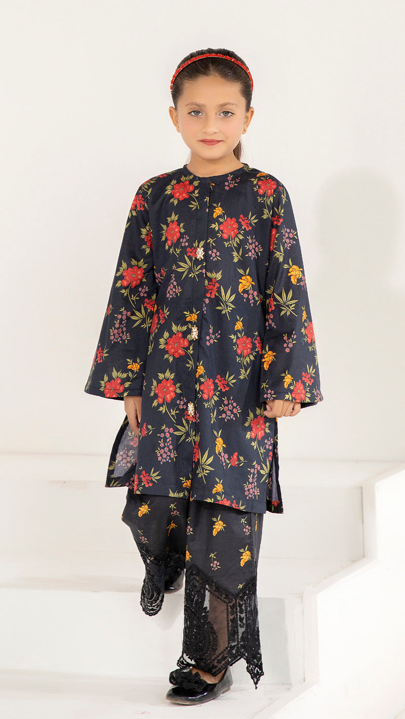 Allys Mummy and Me 3 Piece Girls Co-ords Suit AL618K - Desi Posh