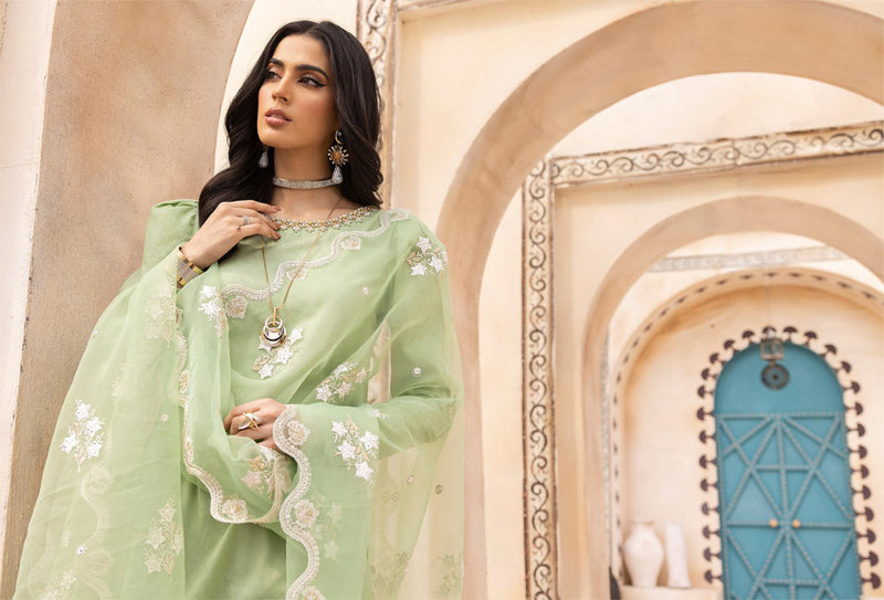 Ally's Mummy & Me Ready Made Jacquard Ladies Eid Suit AL645 - Desi Posh