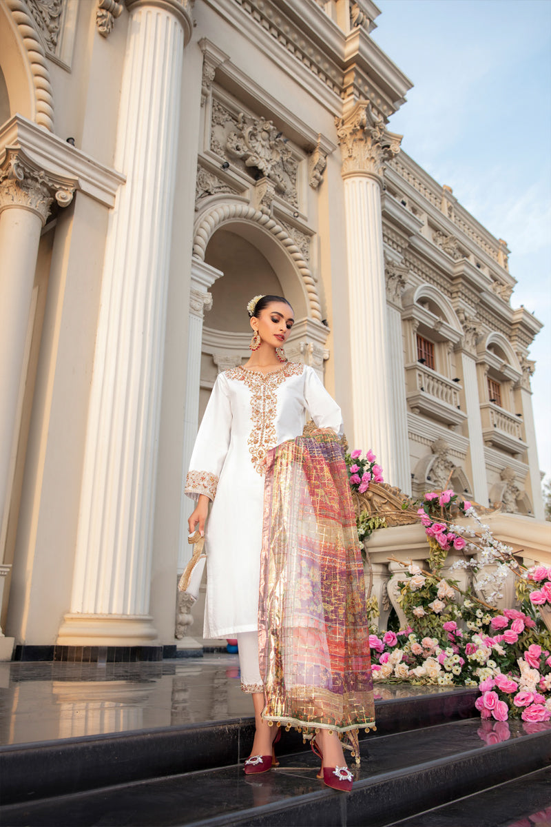 Ivana Luxury Silk Mummy & Me Ladies Eid Suit 2365W - Desi Posh