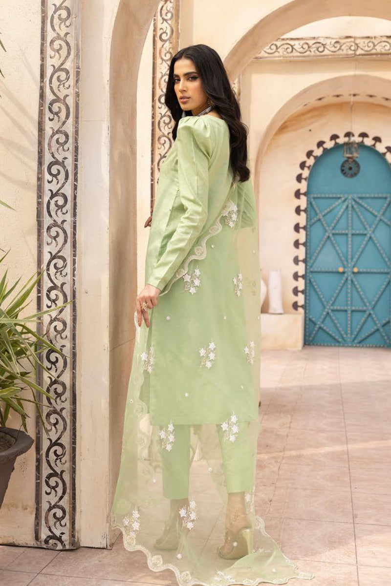 Ally's Mummy & Me Ready Made Jacquard Ladies Eid Suit AL645 - Desi Posh