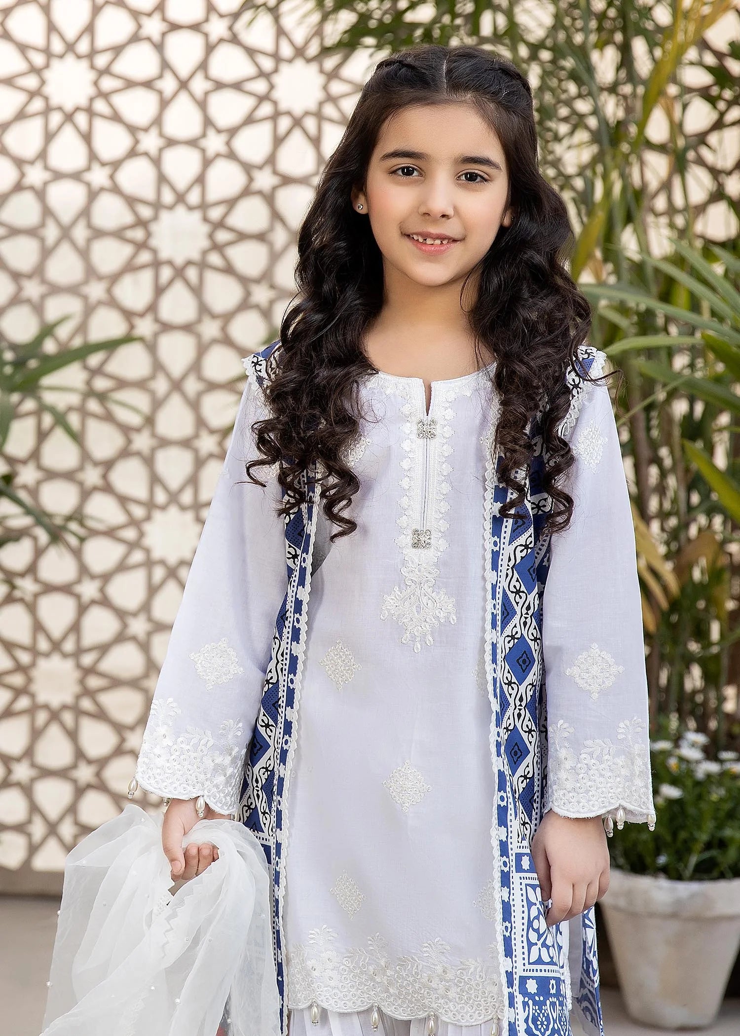 Ally's Mummy & Me Eid Girls Outfit with Gharara AL596K - Desi Posh