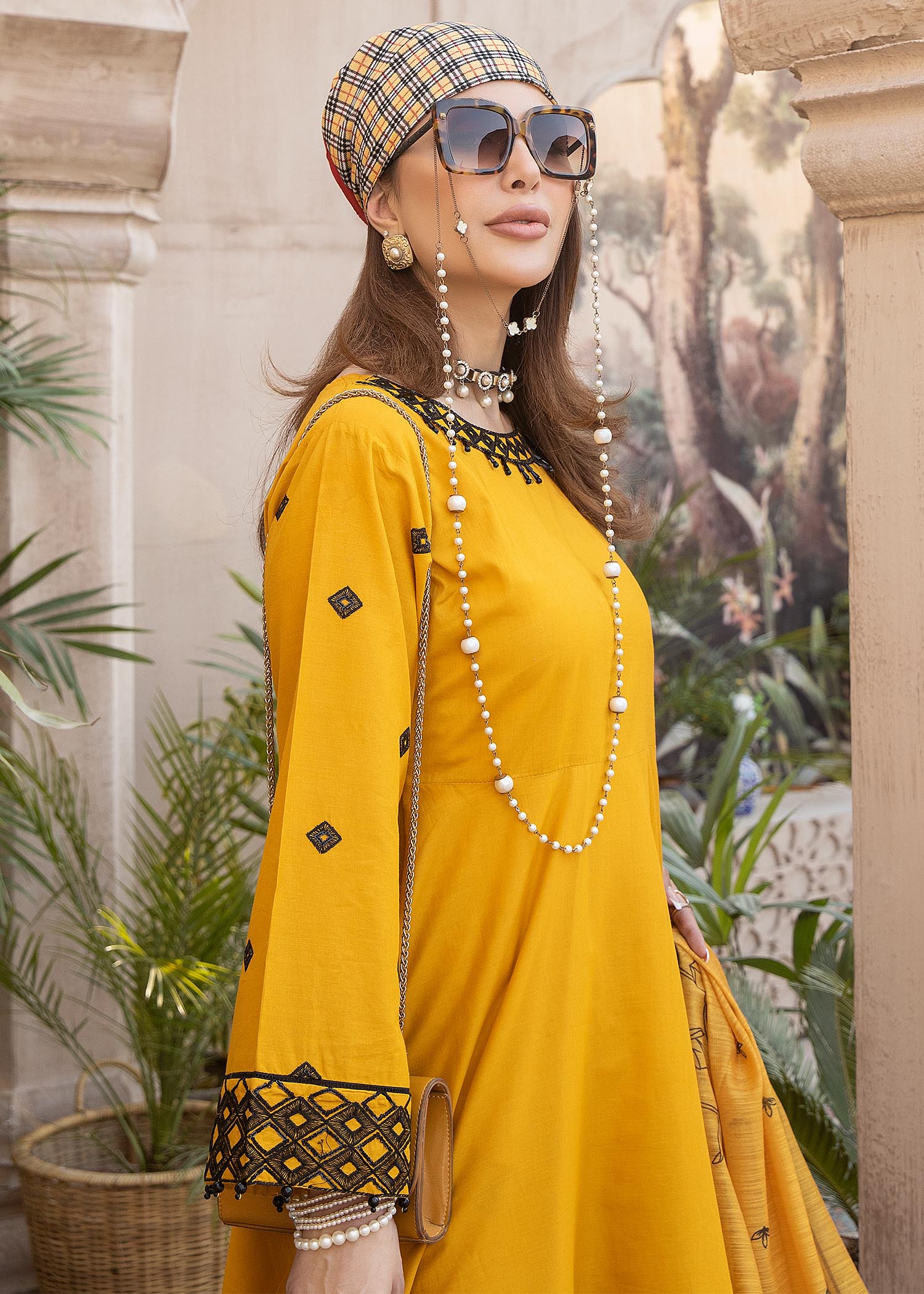 Ally's Mummy & Me Ladies Eid Peplum Outfit AL590 - Desi Posh