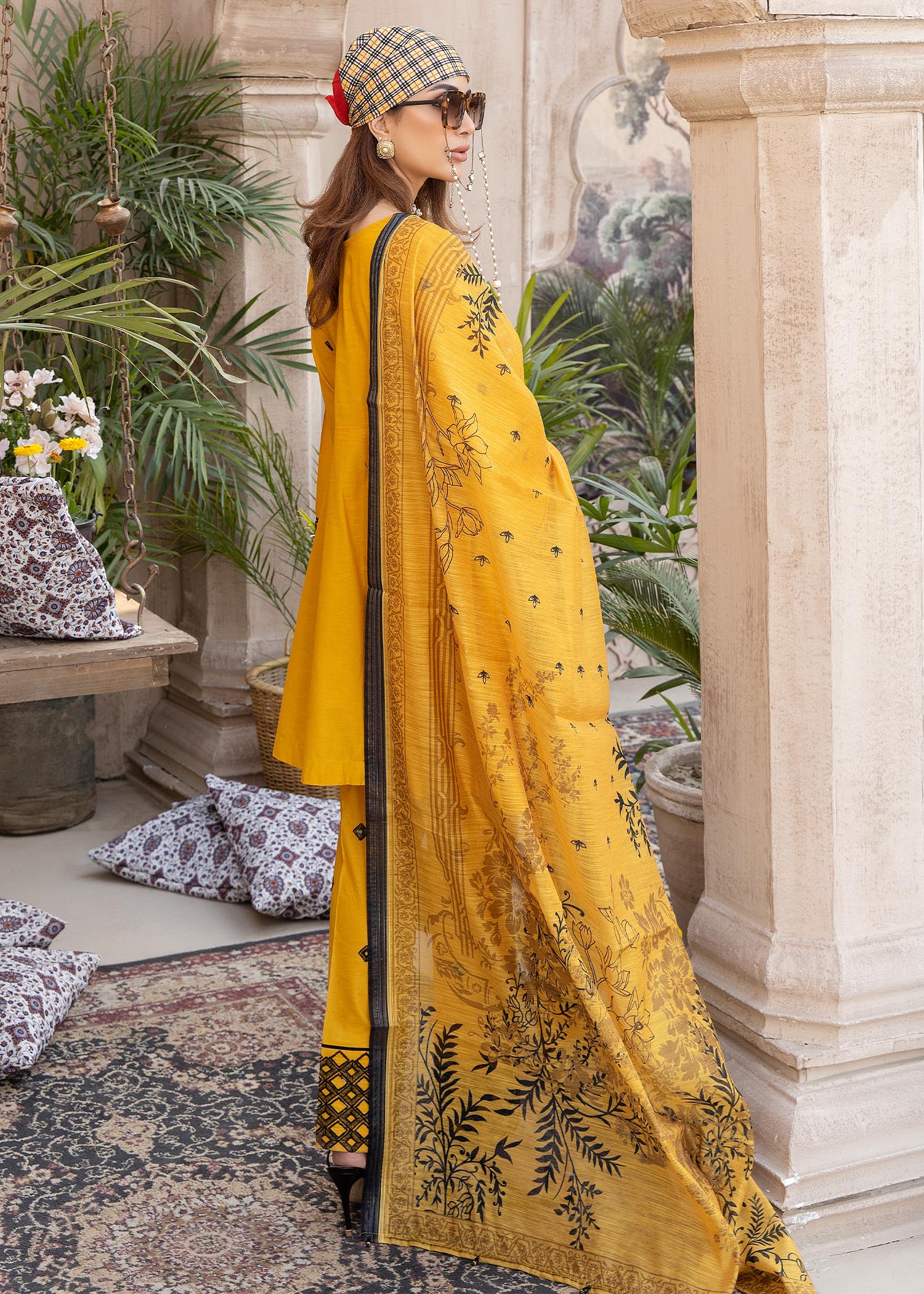 Ally's Mummy & Me Ladies Eid Peplum Outfit AL590 - Desi Posh