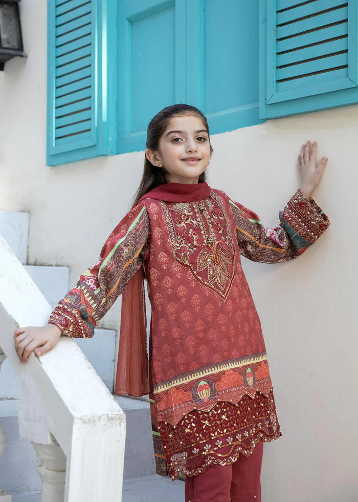 Allys Mother & Daughter Kids Suit AL448K DesiP 