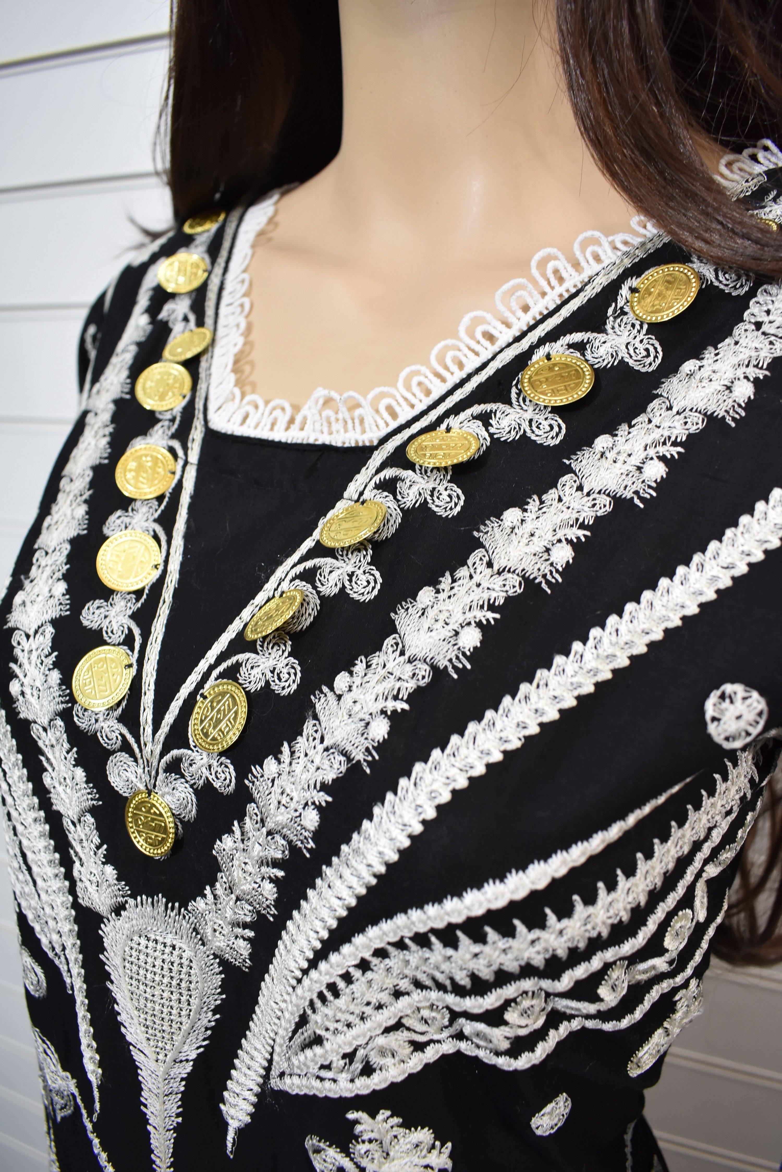 Elan Black Lawn Outfit with Digital Print Silk Dupatta Desi Posh