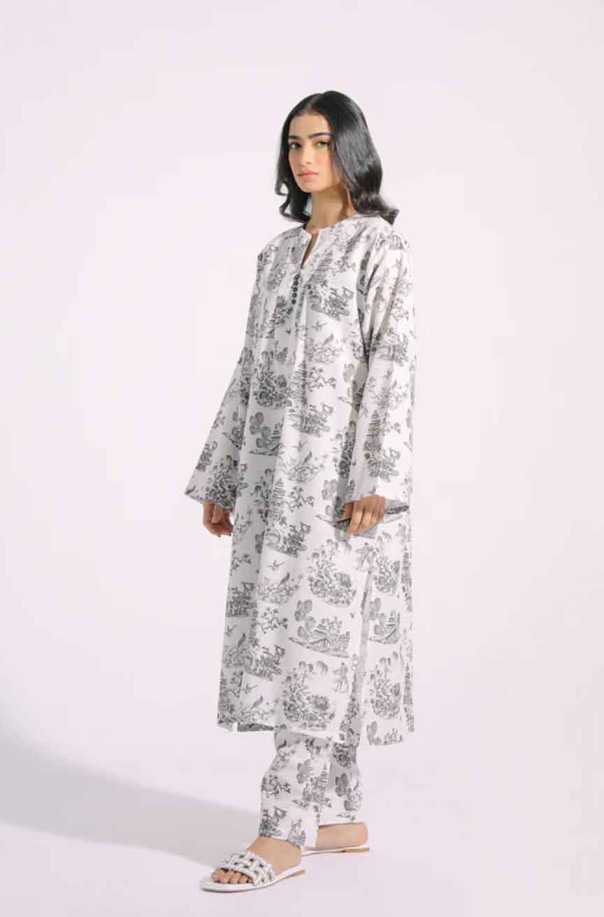 Ethnic PK Designer Two Piece Printed Suit E1698 - Desi Posh
