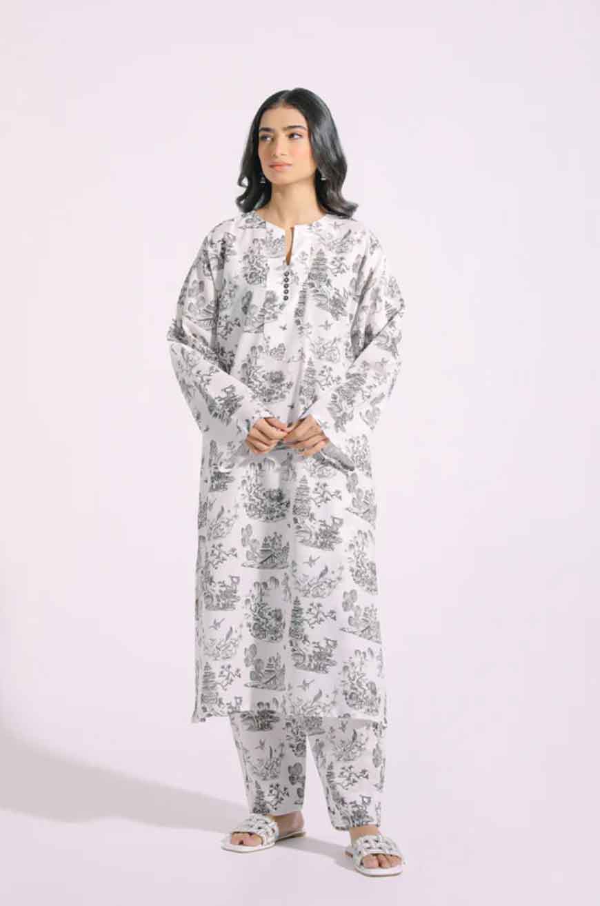 Ethnic PK Designer Two Piece Printed Suit E1698 - Desi Posh
