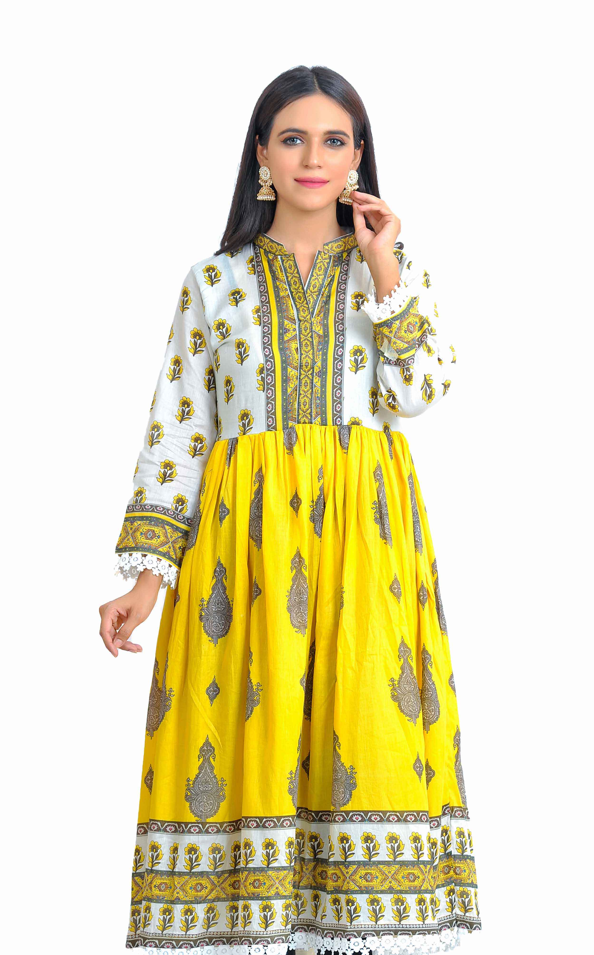 ethnic pakistan long dress