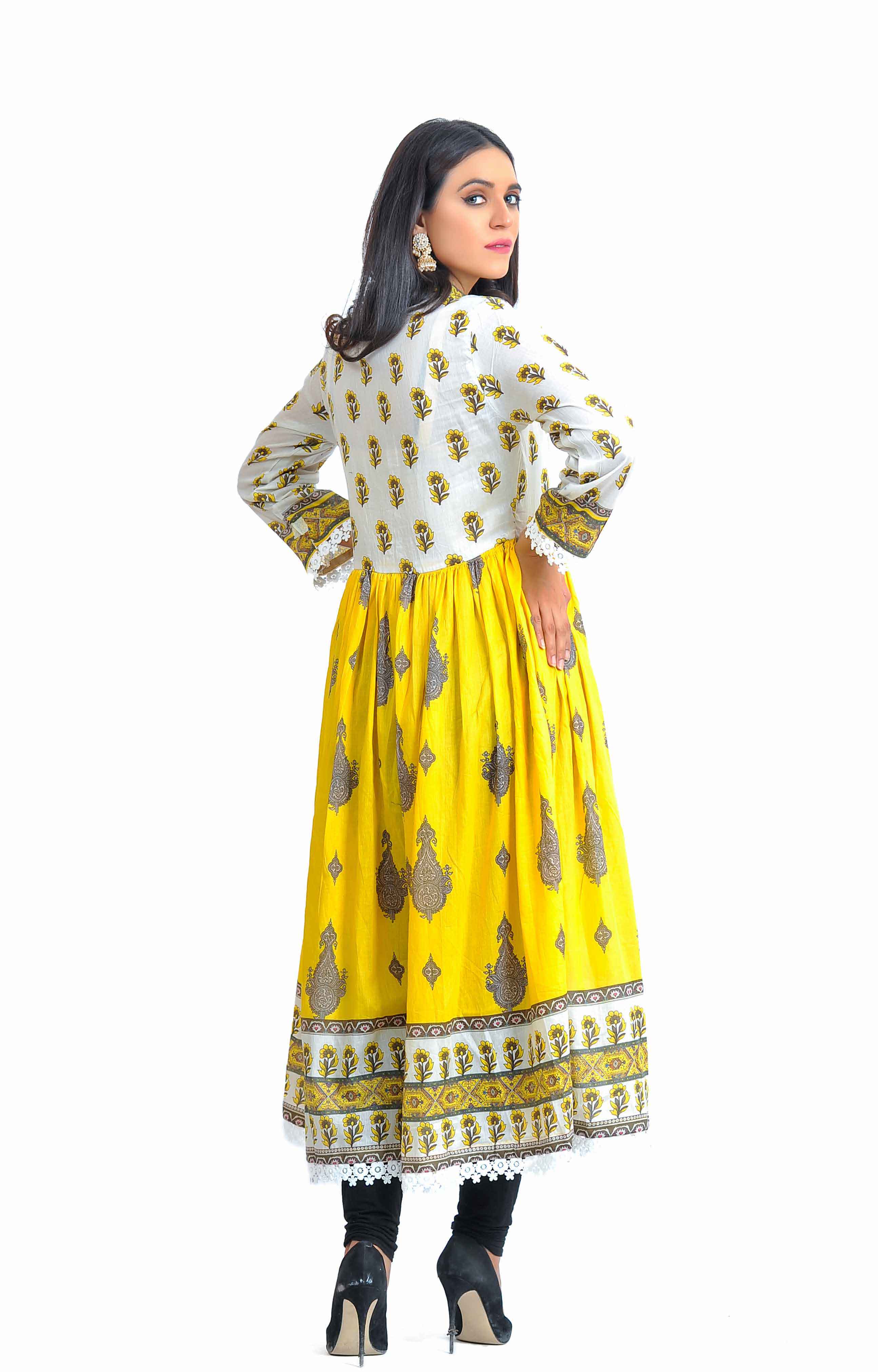 Ethnic PK yellow kurti