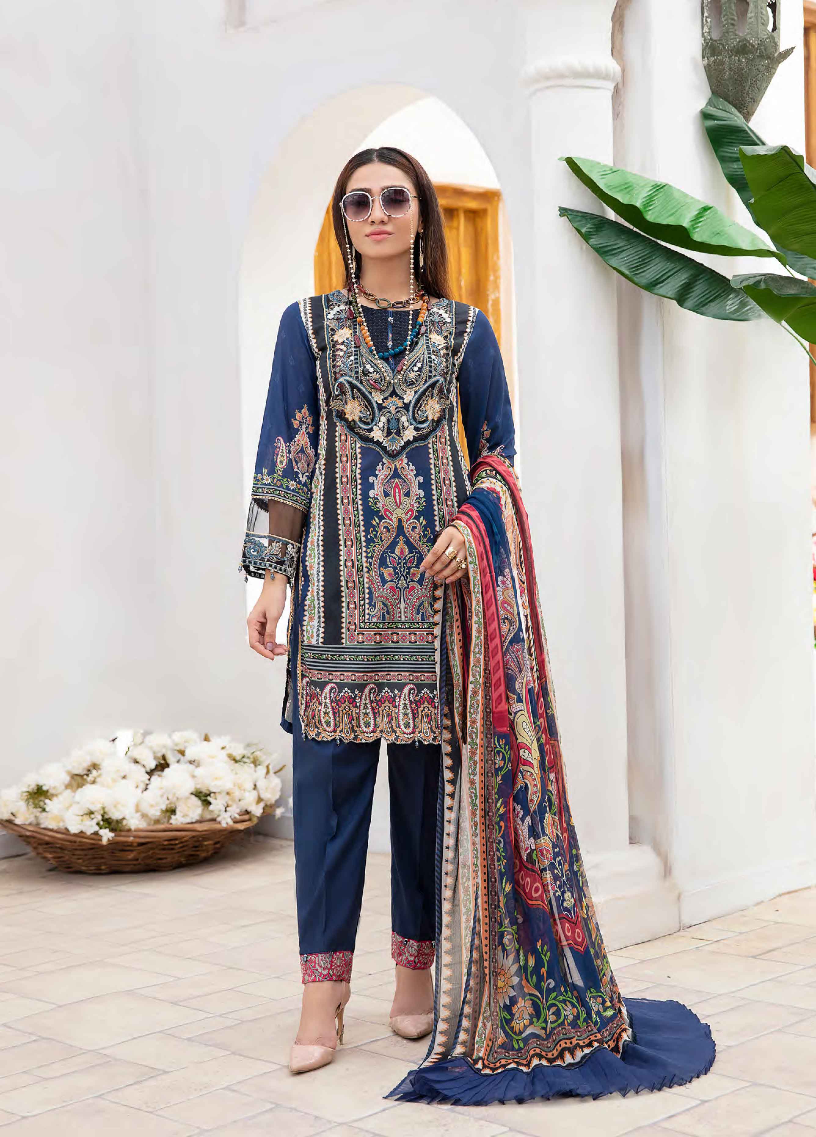 Haseen Mother and Daughter Readymade Outfit MUD02
