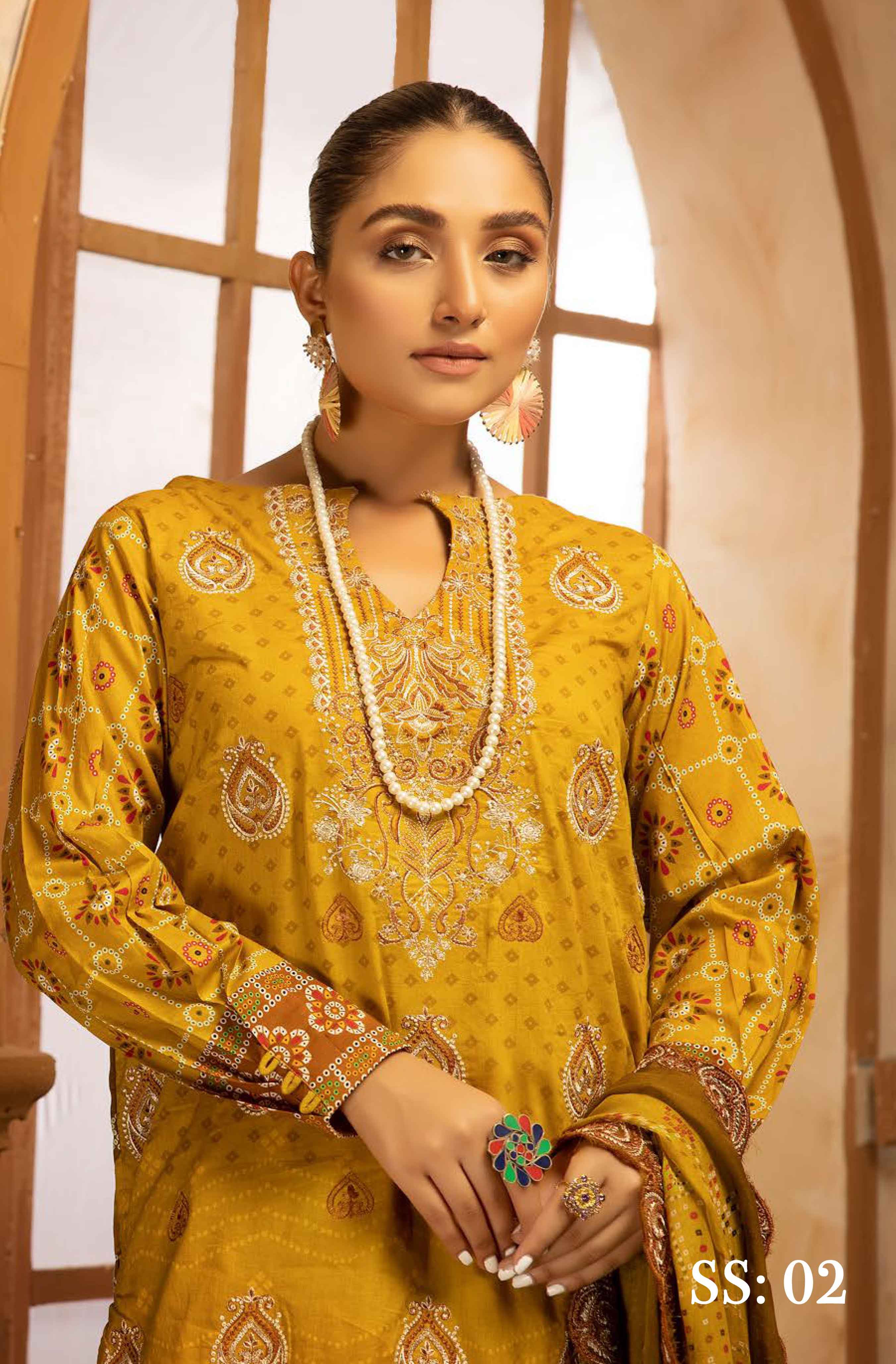 desi posh lawn suit
