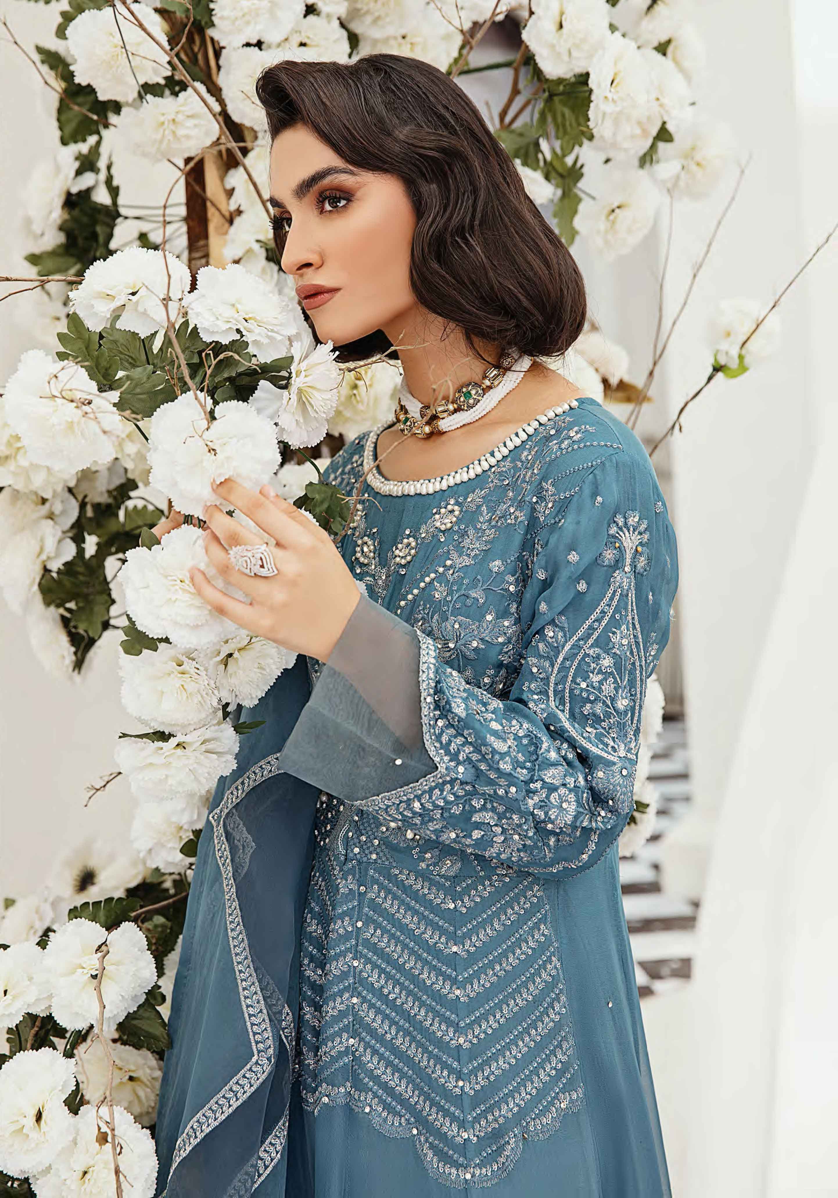 pakistani designer chiffon suit