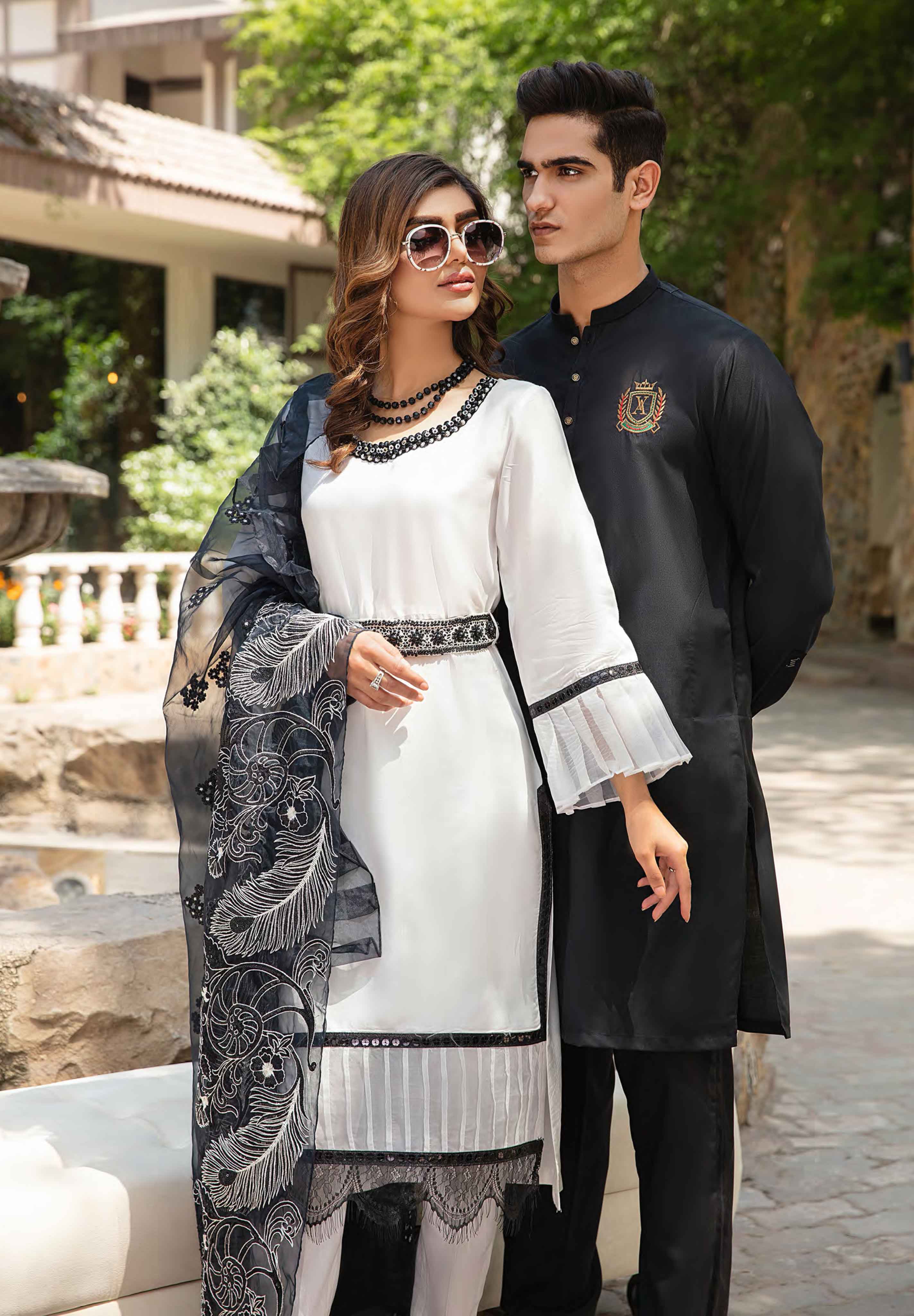 white eid suit