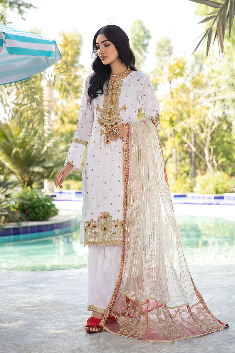 Ivana Mummy & Me Eid Lawn Off White Outfit