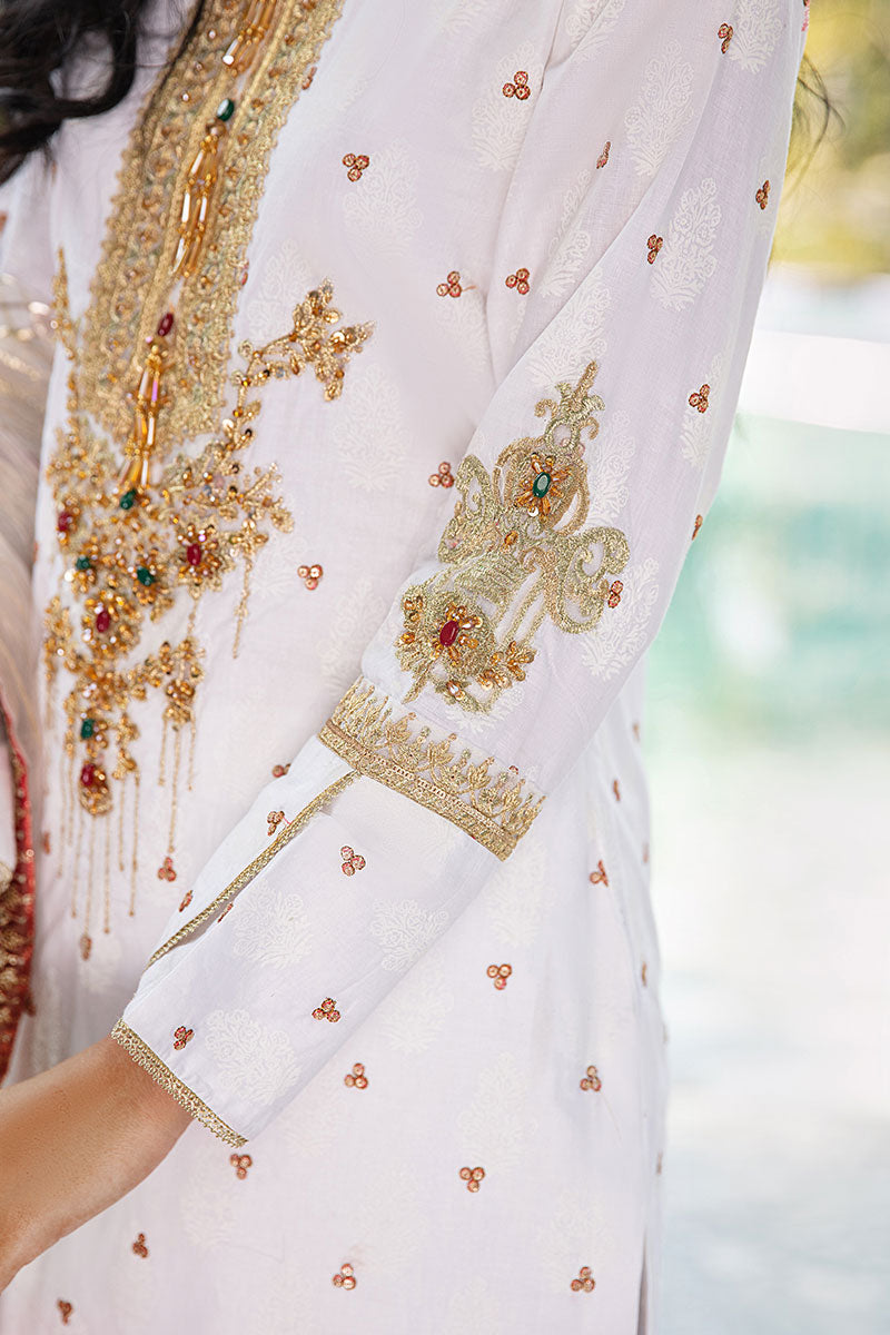 white pakistani suit