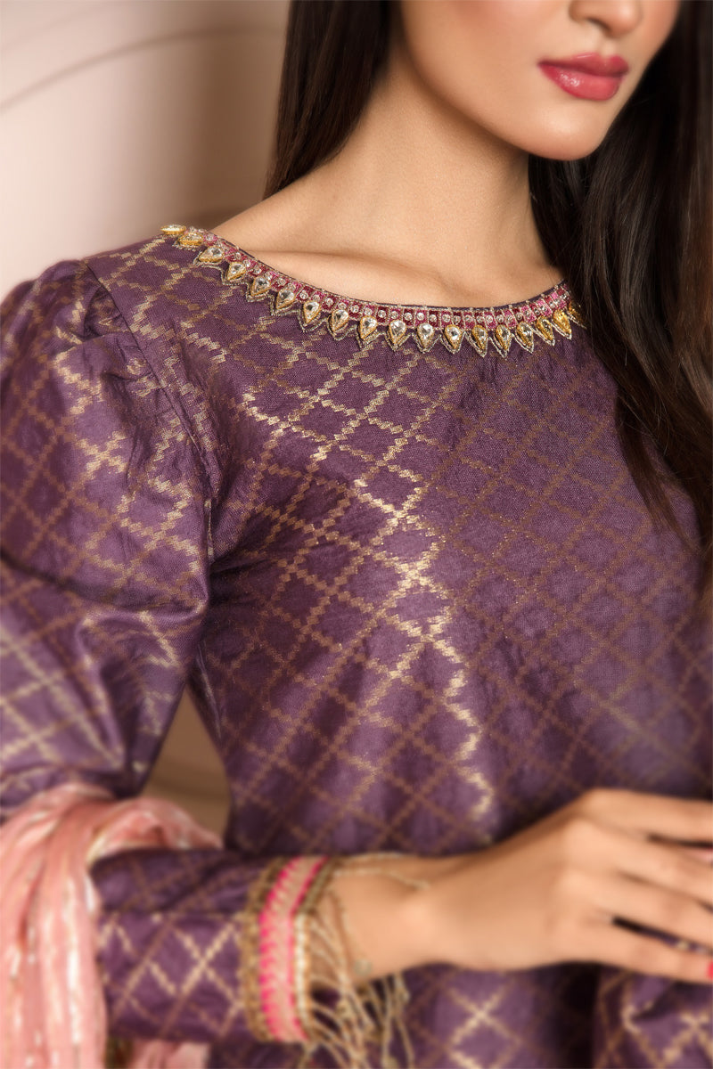 Ivana Jacquard Mummy & Me Eid Collection Ladies Outfit 2381 - Desi Posh