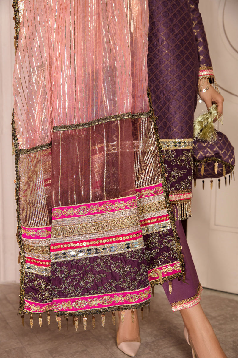 Ivana Jacquard Mummy & Me Eid Collection Ladies Outfit 2381 - Desi Posh