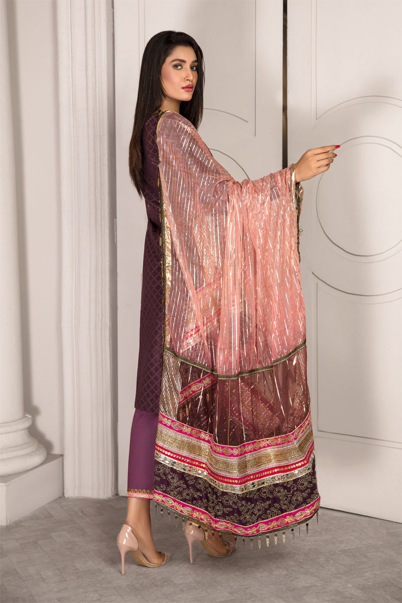 Ivana Jacquard Mummy & Me Eid Collection Ladies Outfit 2381 - Desi Posh