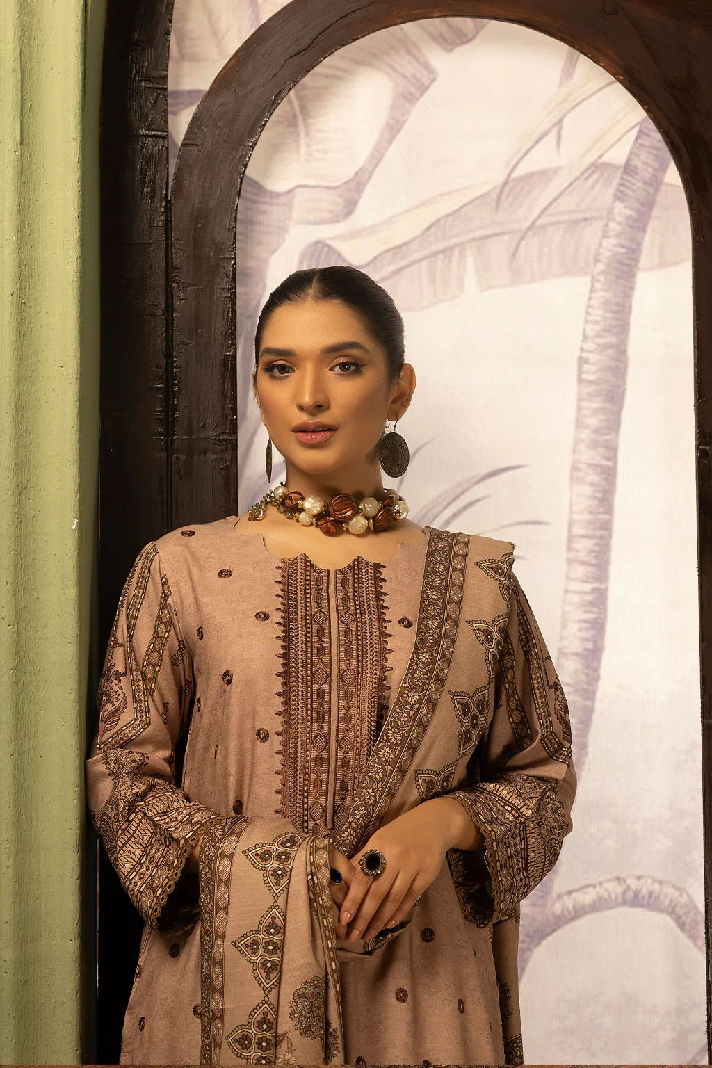 Johra Pk 3 Piece Digital Print Embroidered Suit JH467 - Desi Posh