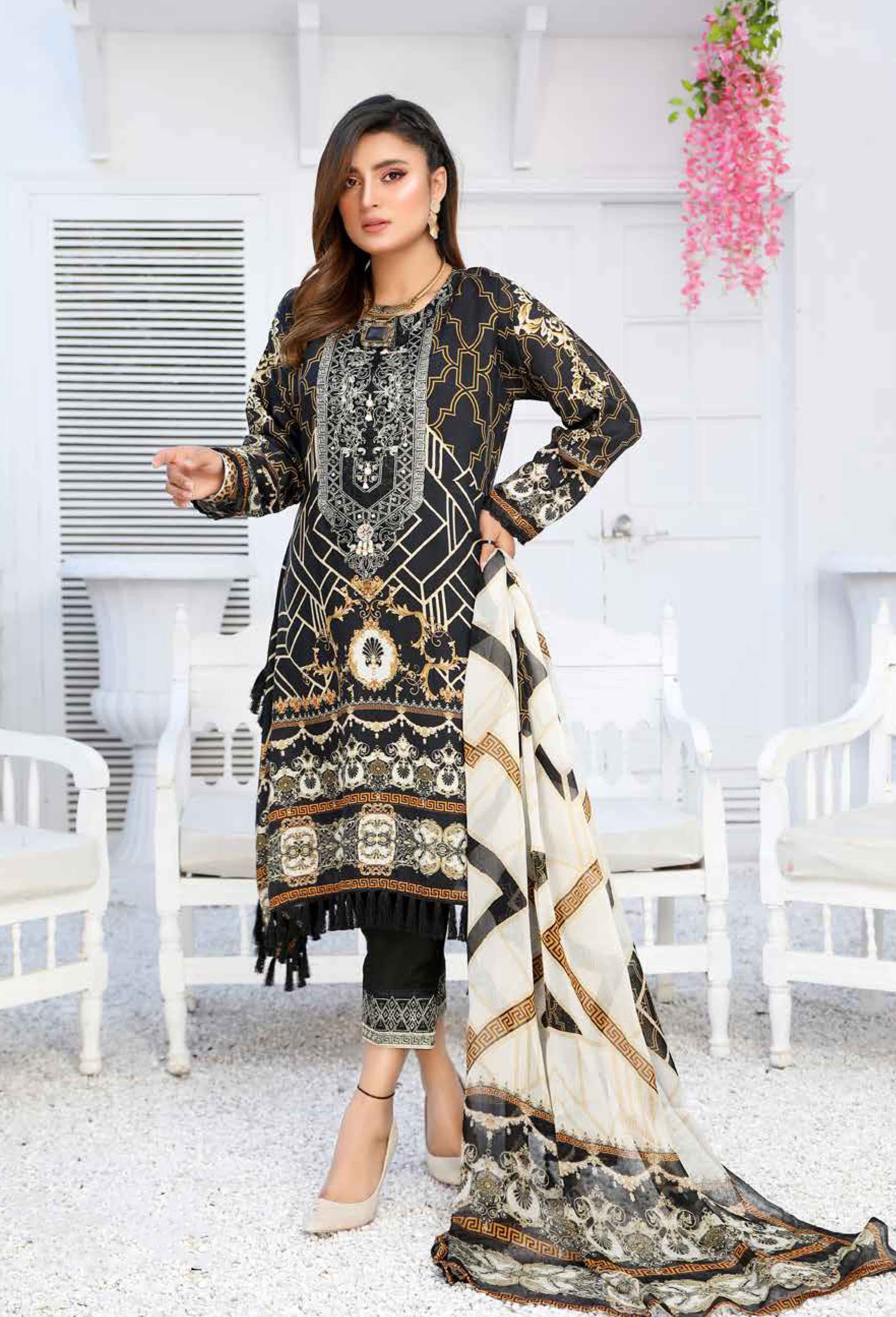 Libas by Simrans Linen Frock Outfit MS22