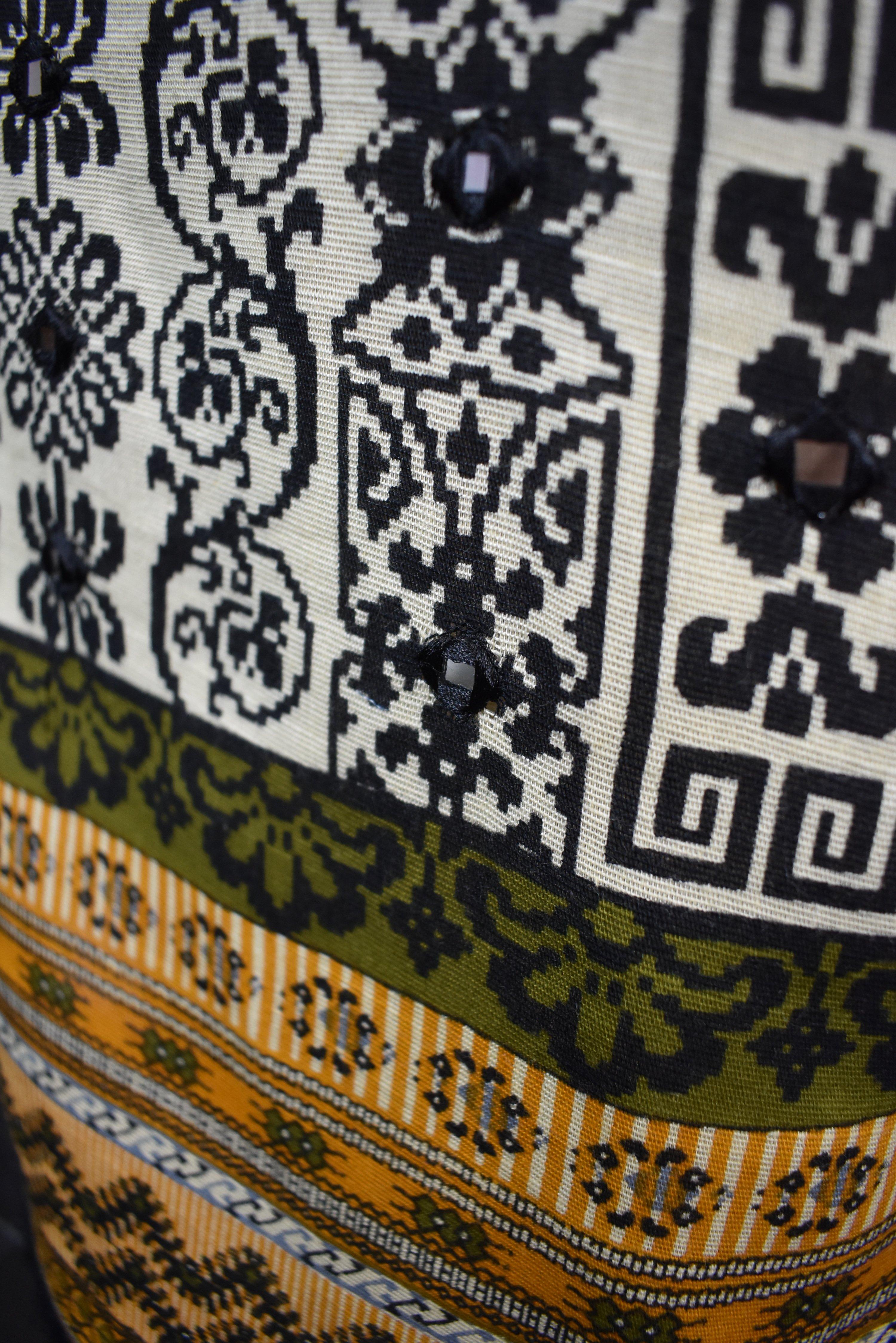 Limelight inspired Ready Made Winter Khaddar Outfit With Mirror Detailing - Desi Posh