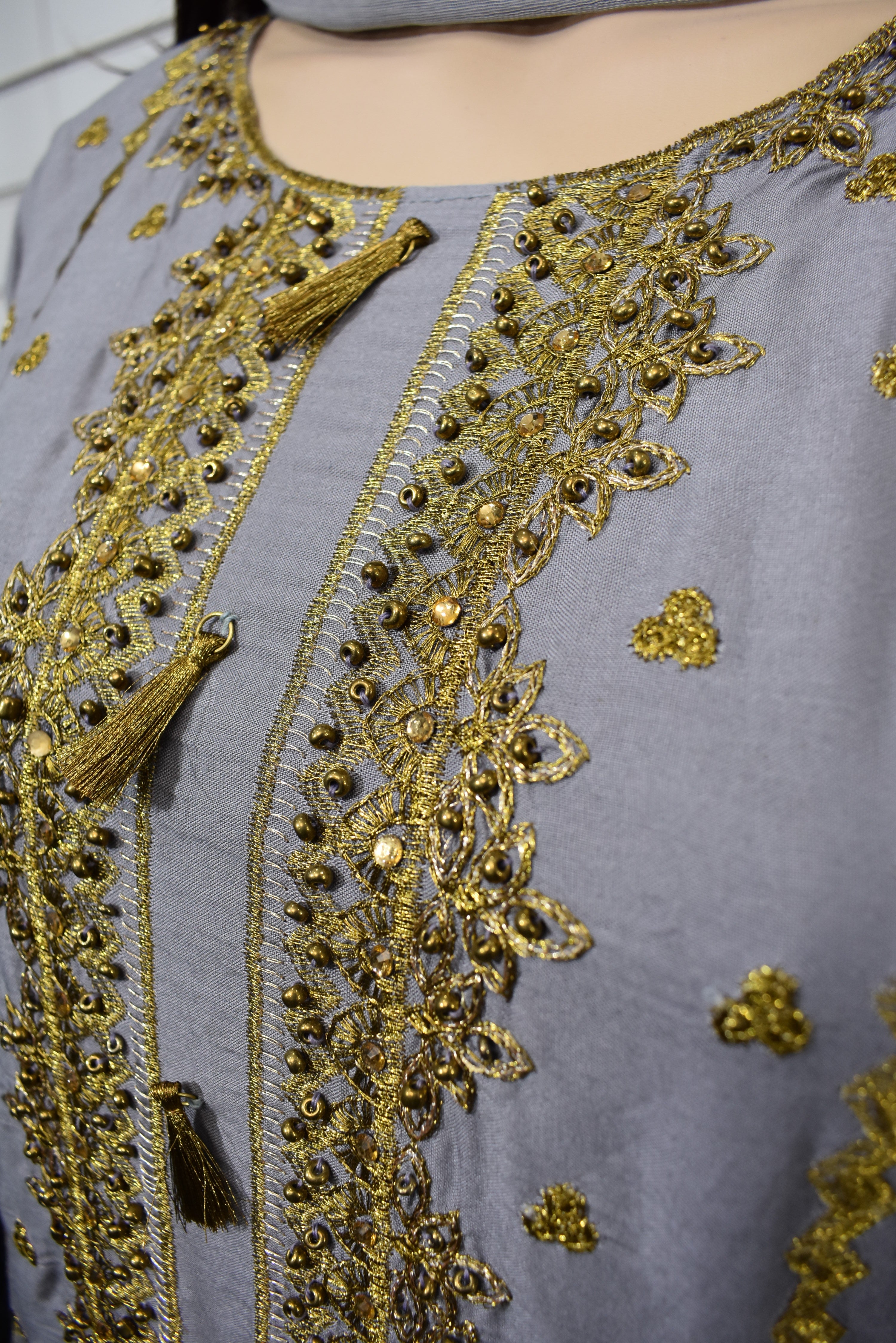 hand embroidered
