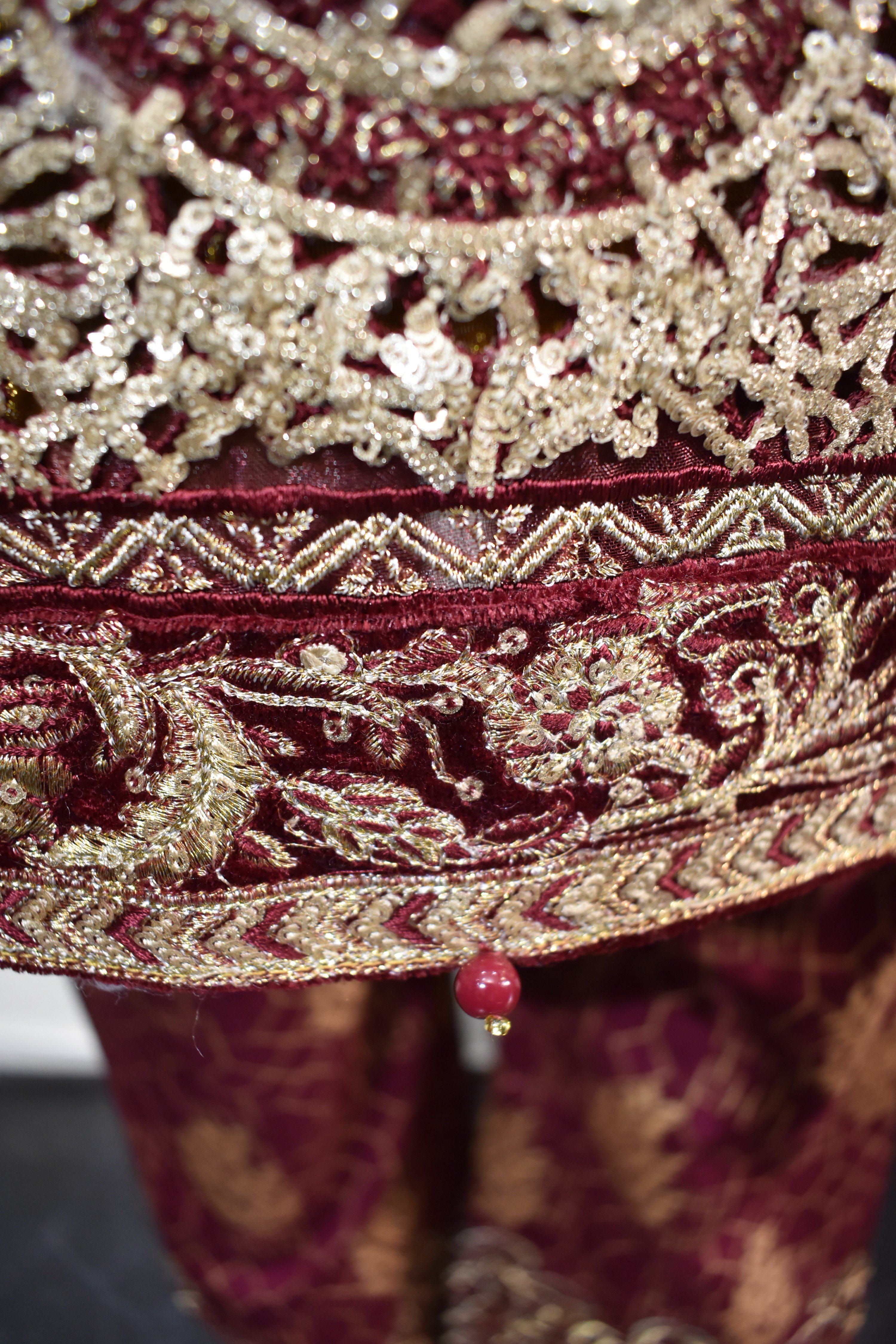 Maria B Wedding Edition Inspired Net and Chiffon Kids 3 Piece Outfit - Desi Posh