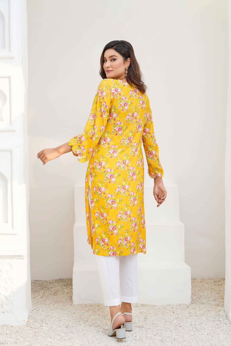SANA Circular Flared in Bias Kurta