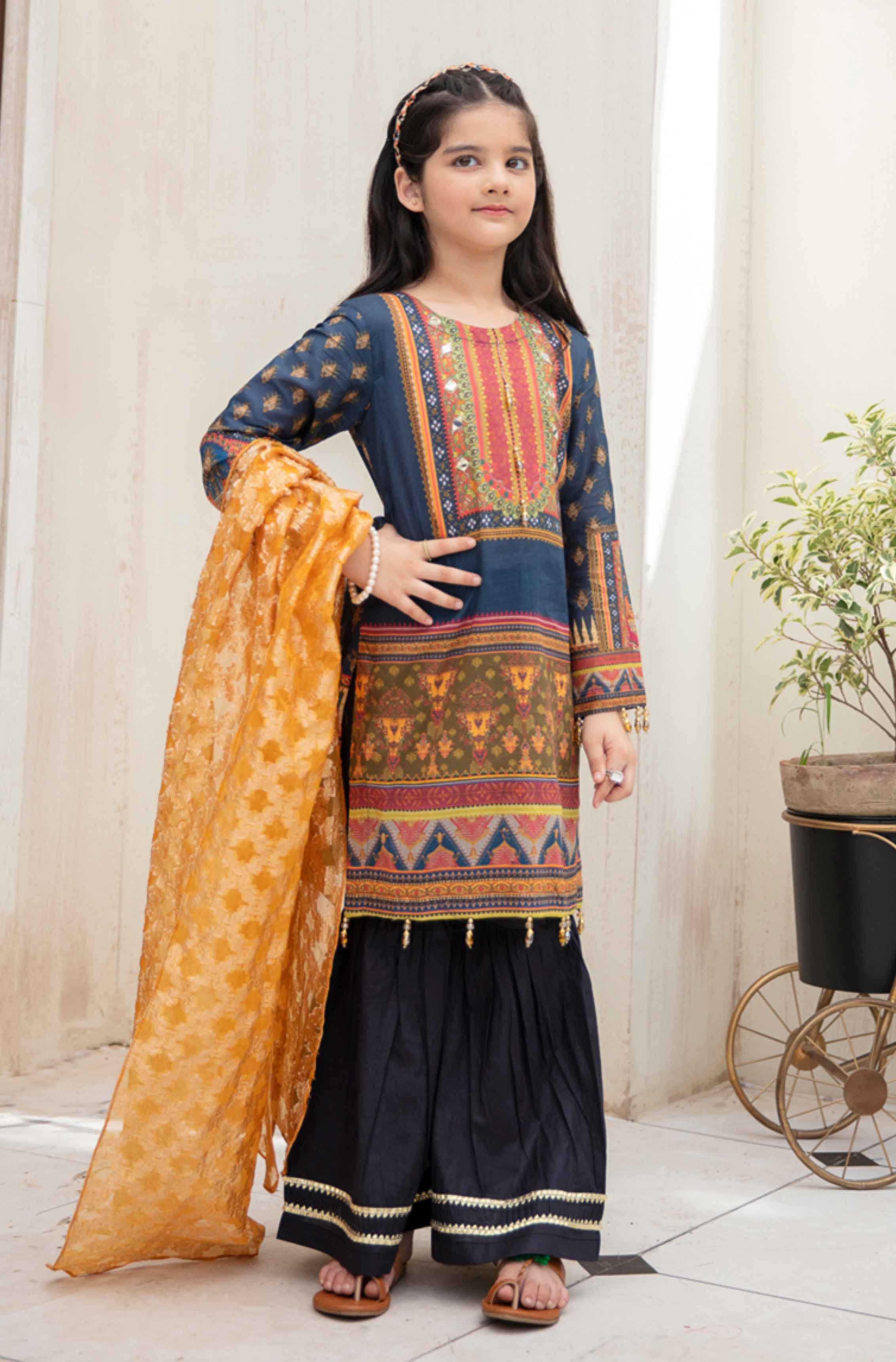 kids digital print pakistani outfit