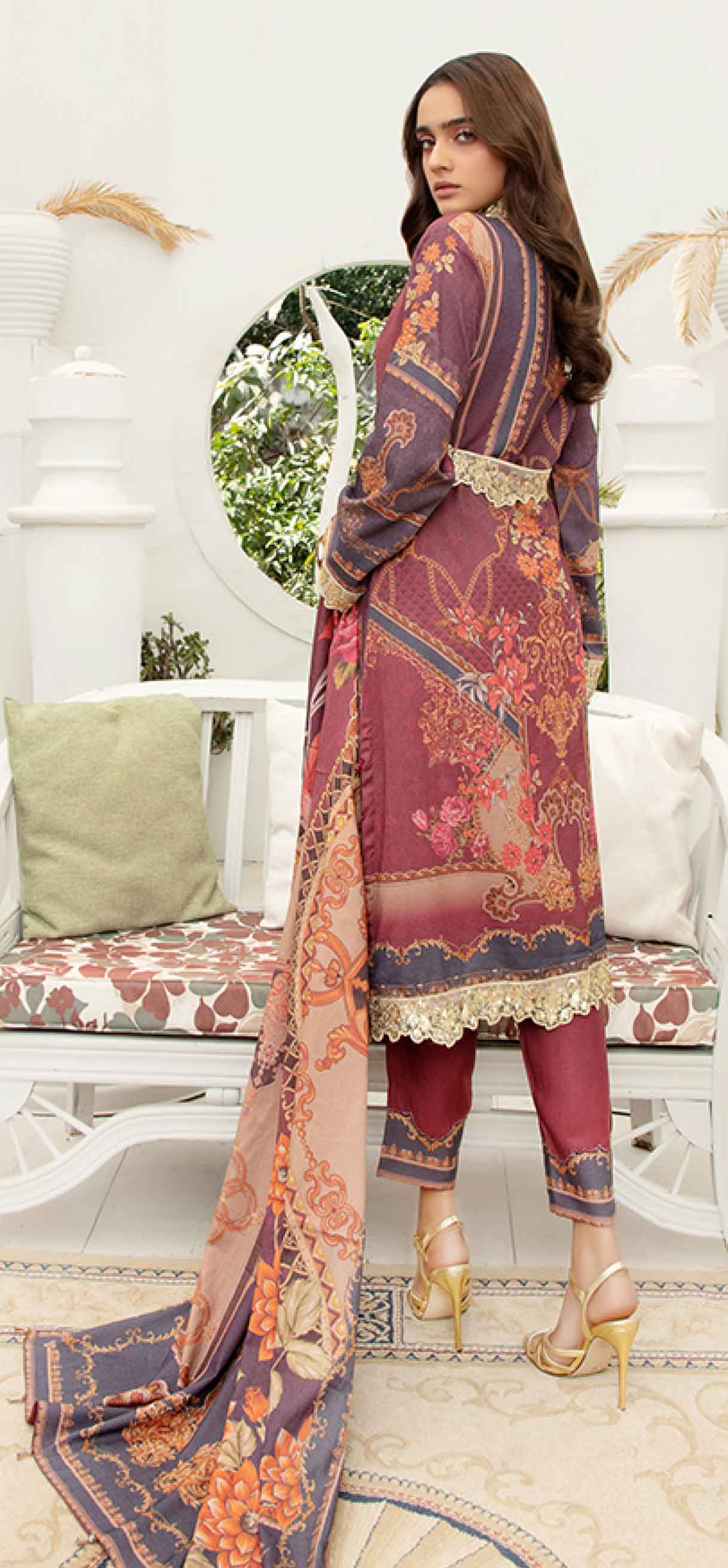 pakistani jacket style outfit