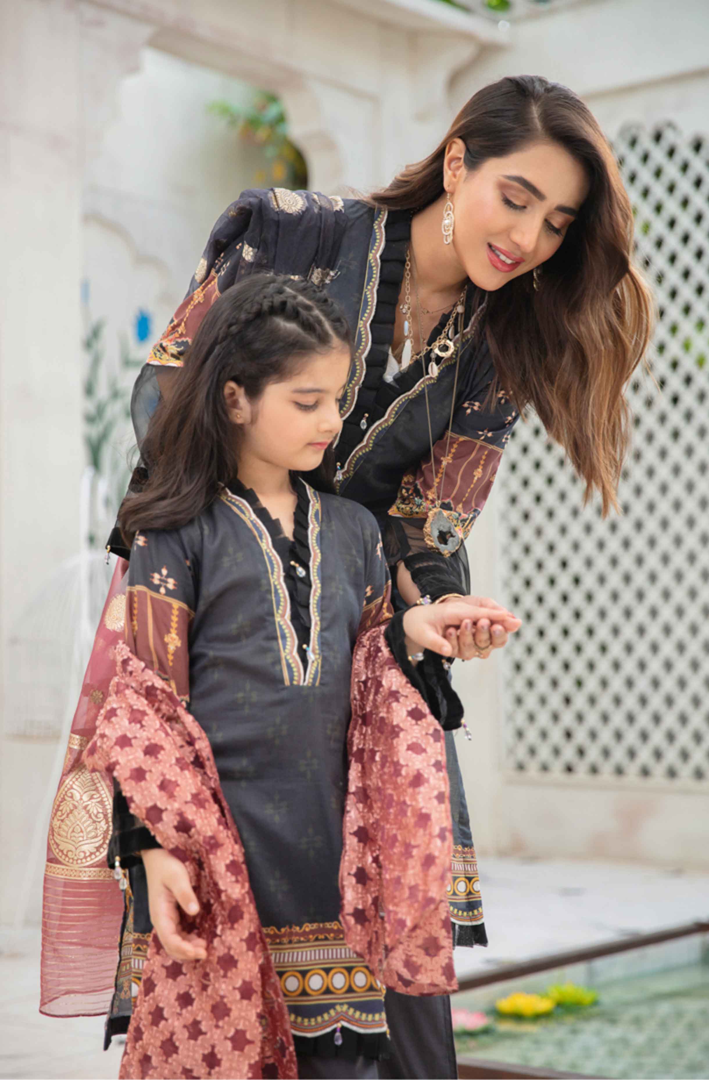 Simrans Girls Afsaneh Mummy & Me Outfit SMP01K DesiP 