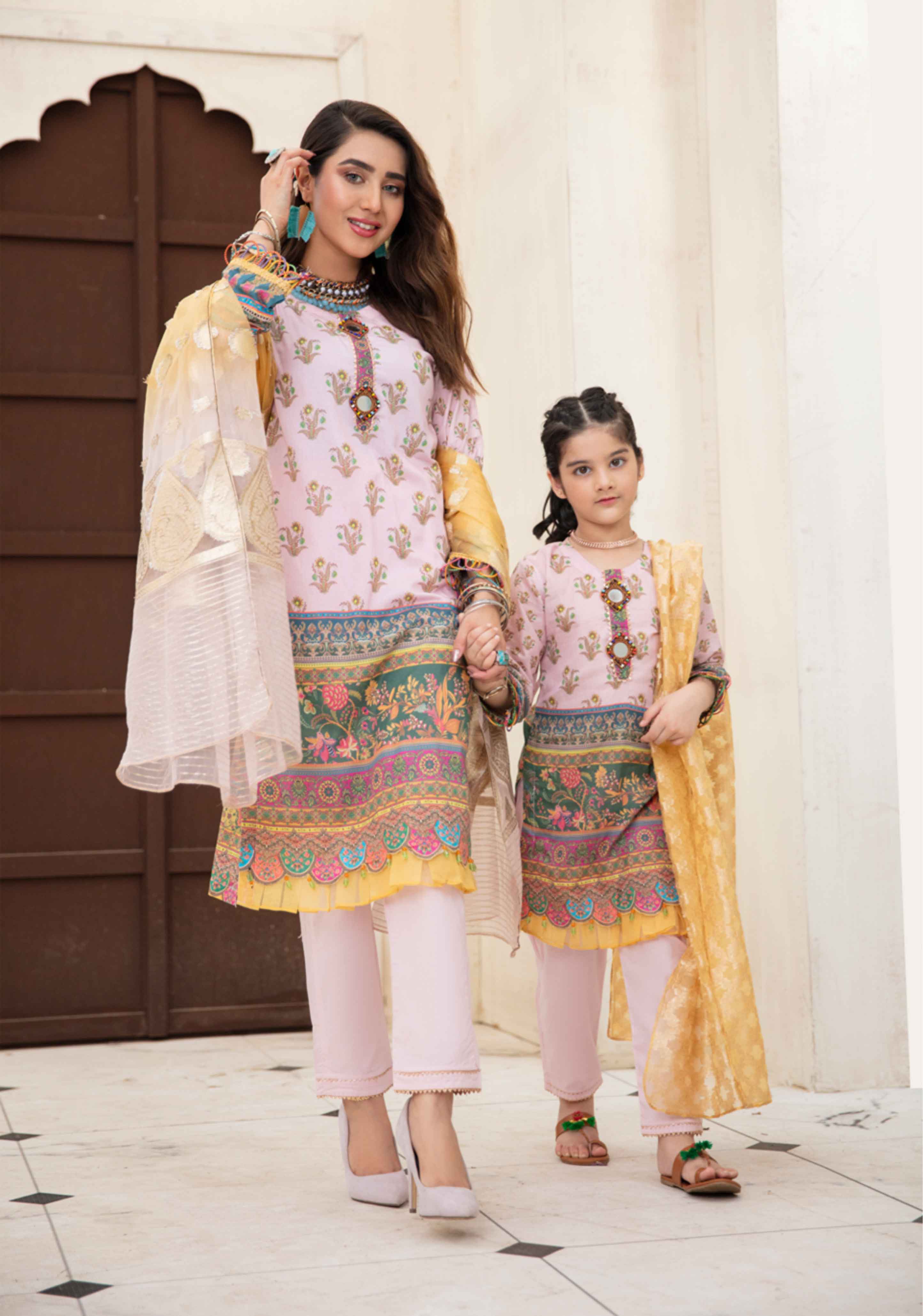 Simrans Girls Afsaneh Mummy & Me Outfit SMP02K