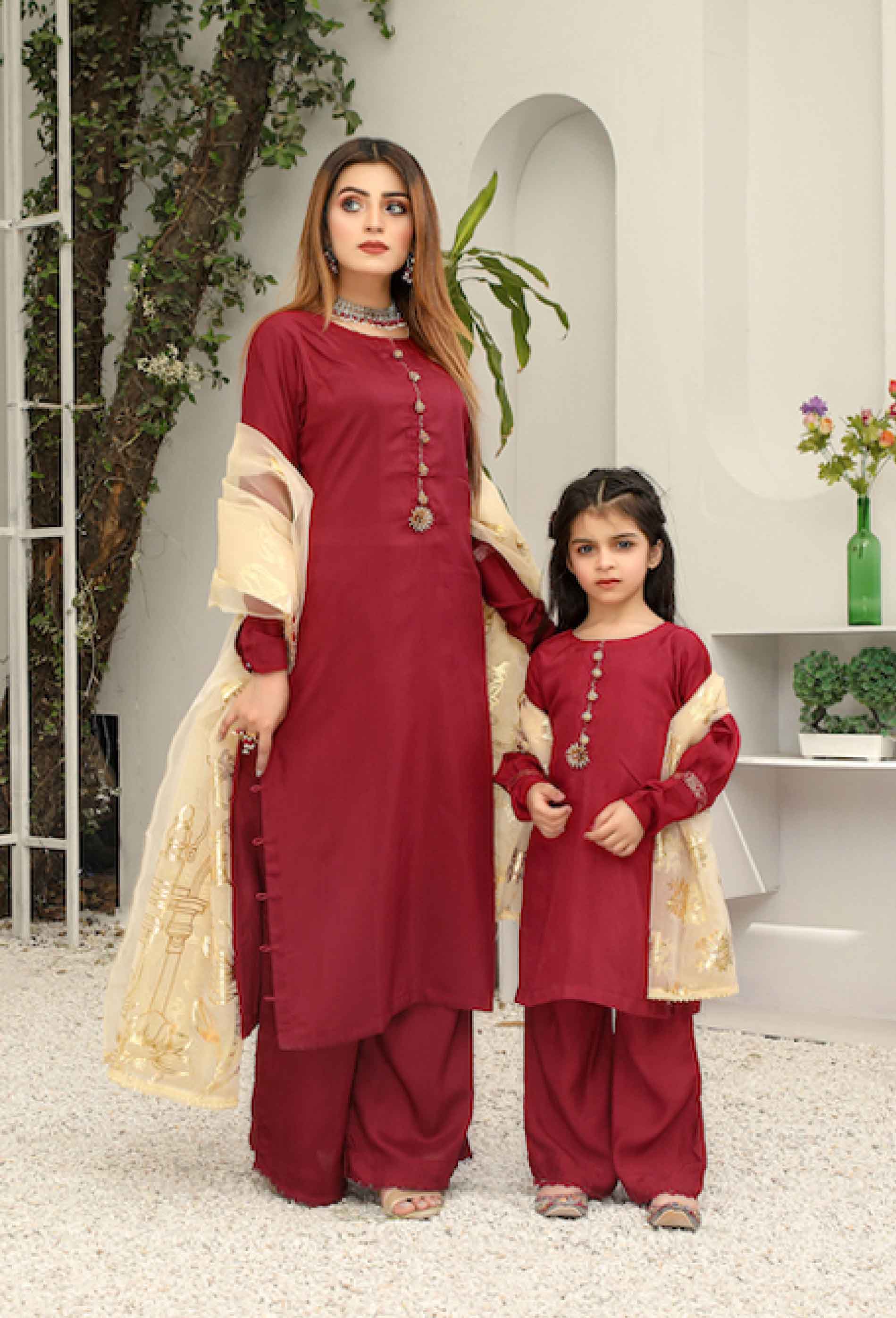 mother and daughter salwar kameez