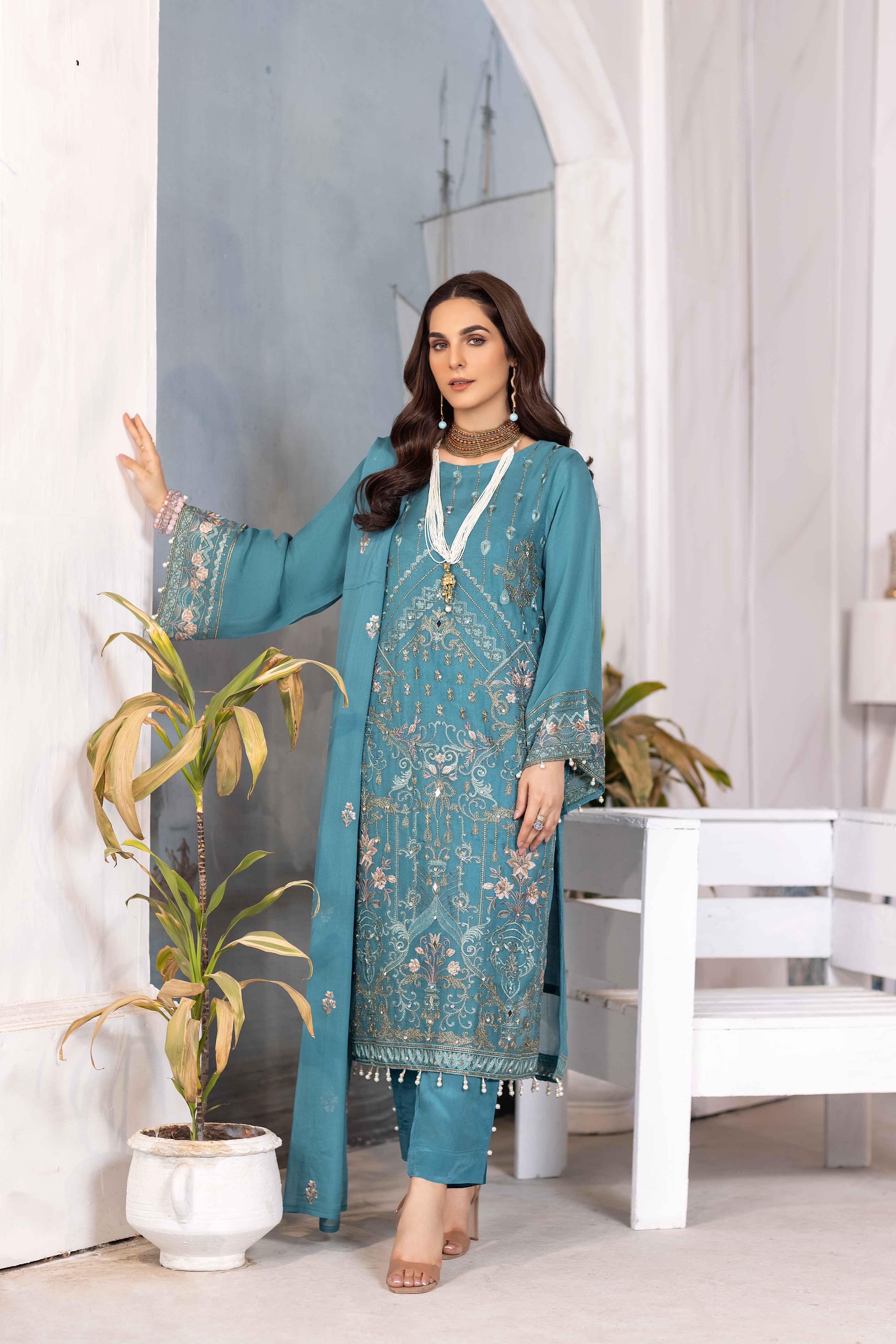 Simrans Mother & Daughter Chiffon Eid Outfit After Glow