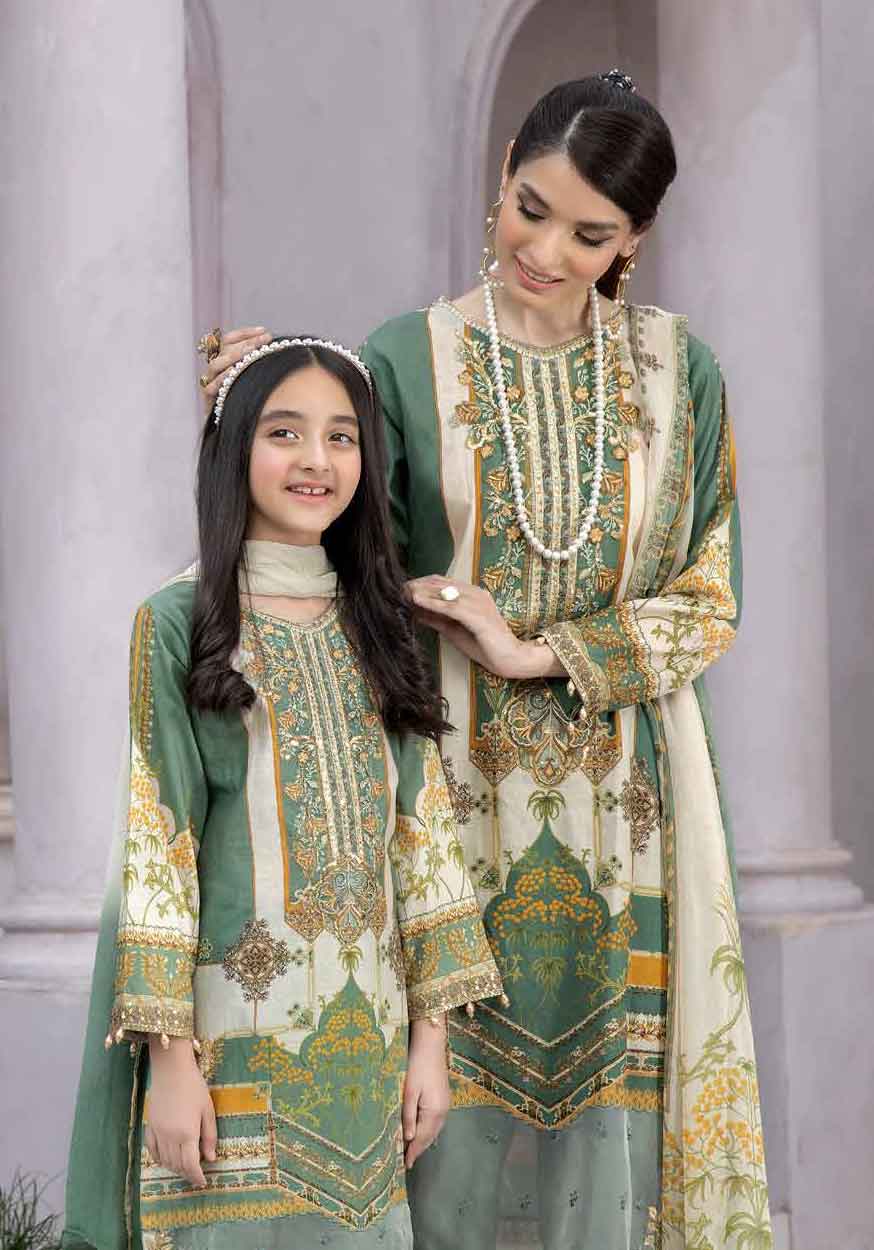 mother and daughter eid suits