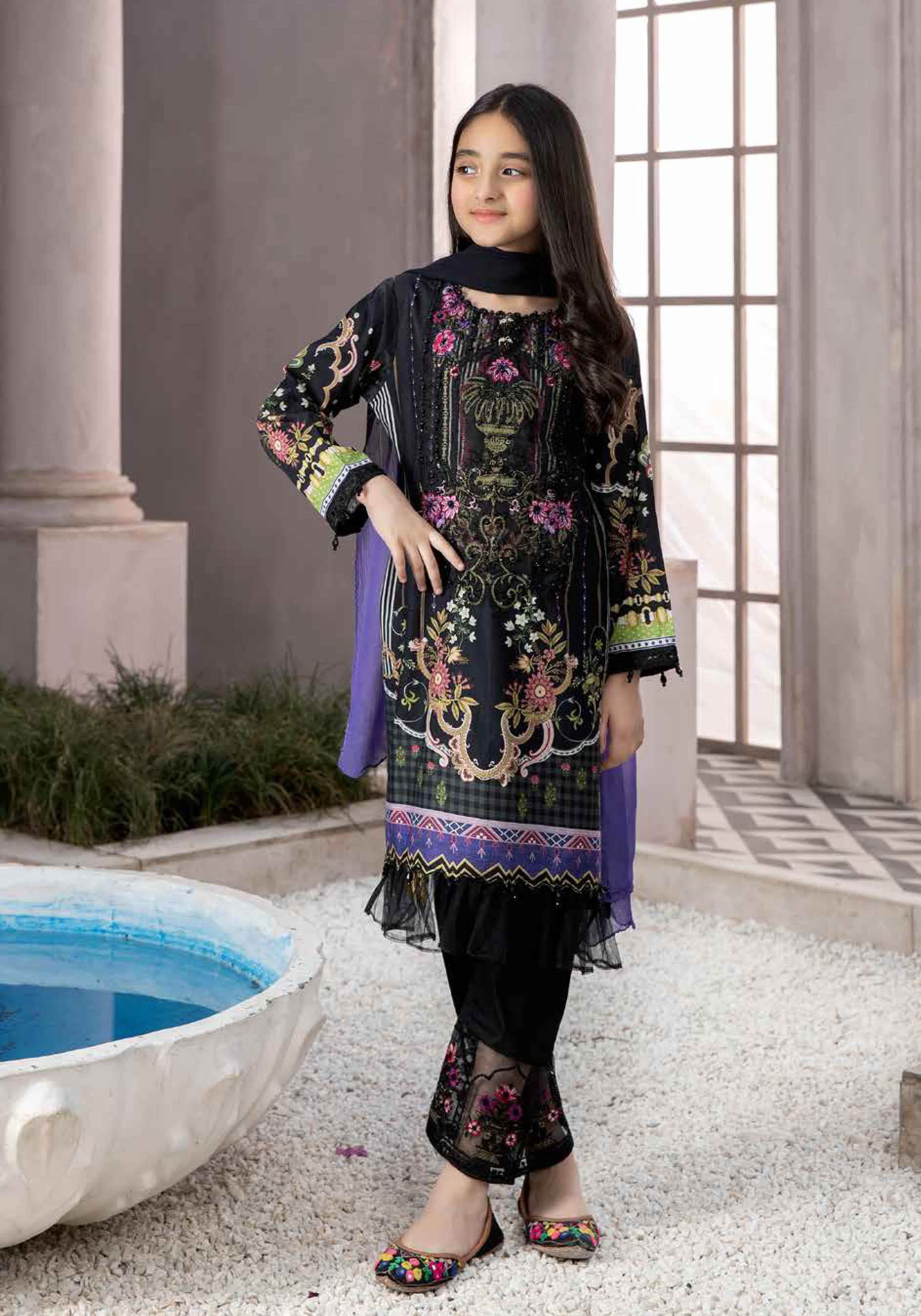 Simrans Mother & Daughter Girls Eid Outfit AL398K