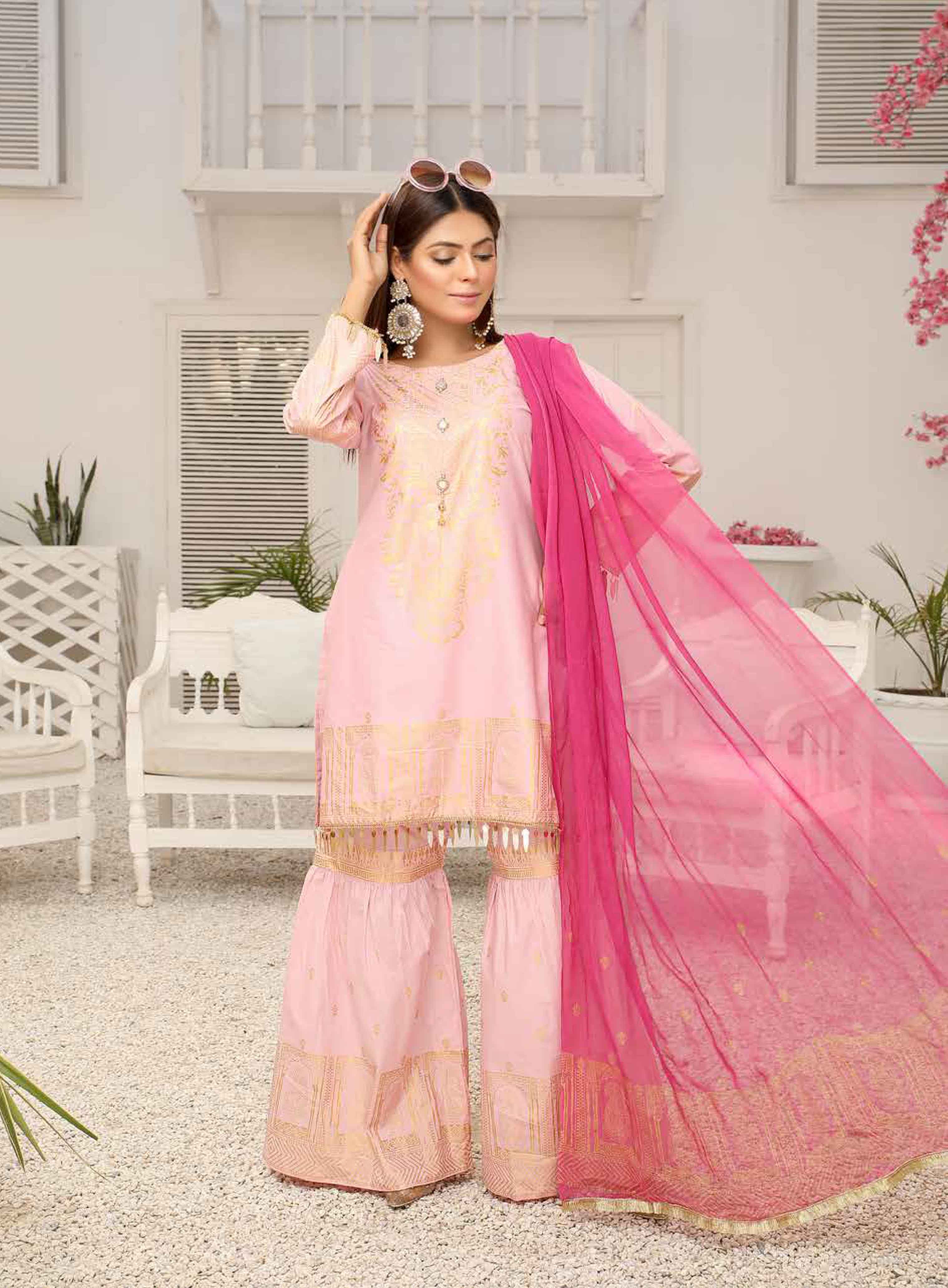 Simrans Mummy & Me Eid Outfit with Gharara Trousers S2020P