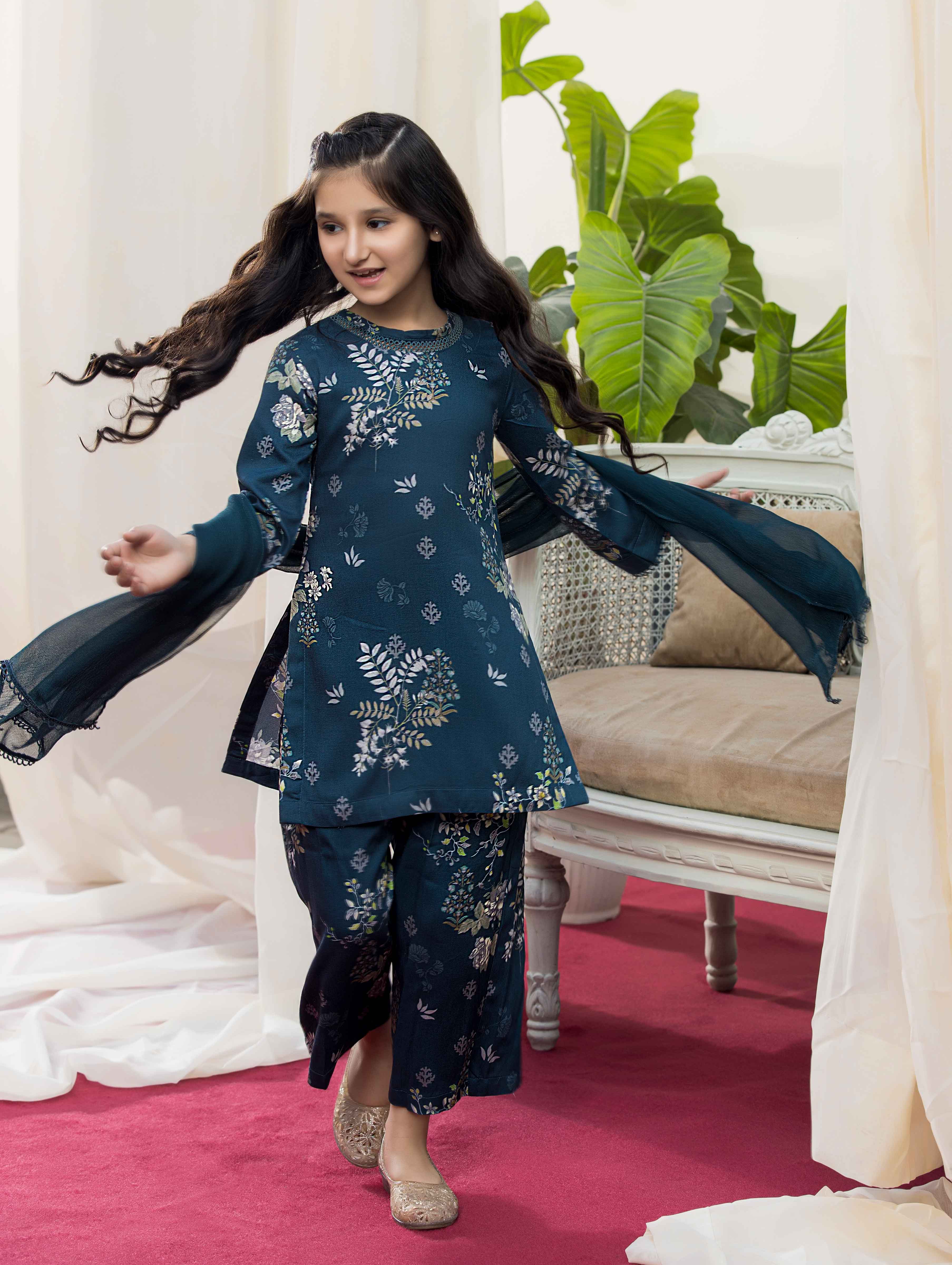 Simrans Mummy & Me Kids Co-ord Floral suit CT11 salwar kameez DesiP 