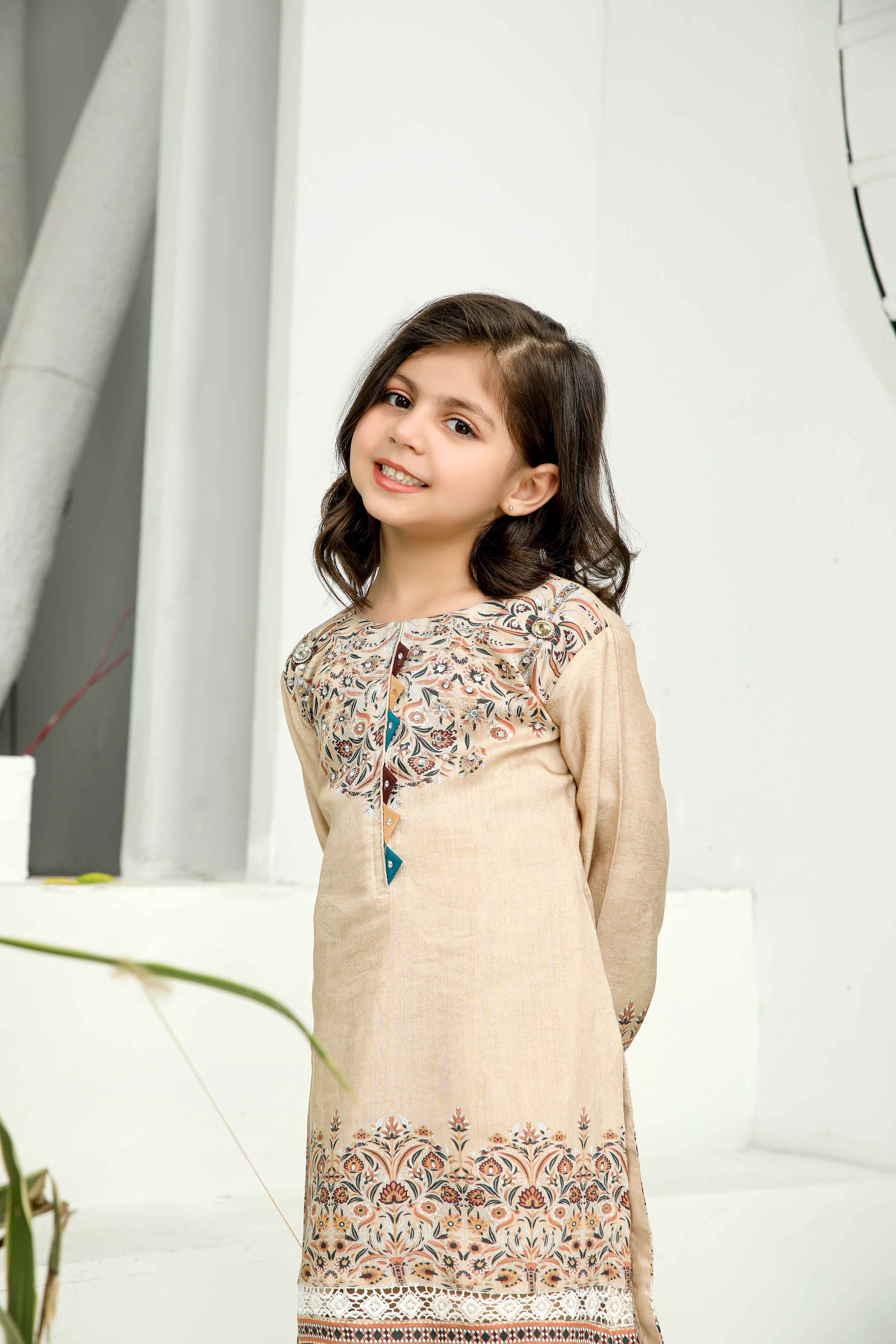 Simrans Mummy & Me Viscose Girls Suit SK03K Desi Posh