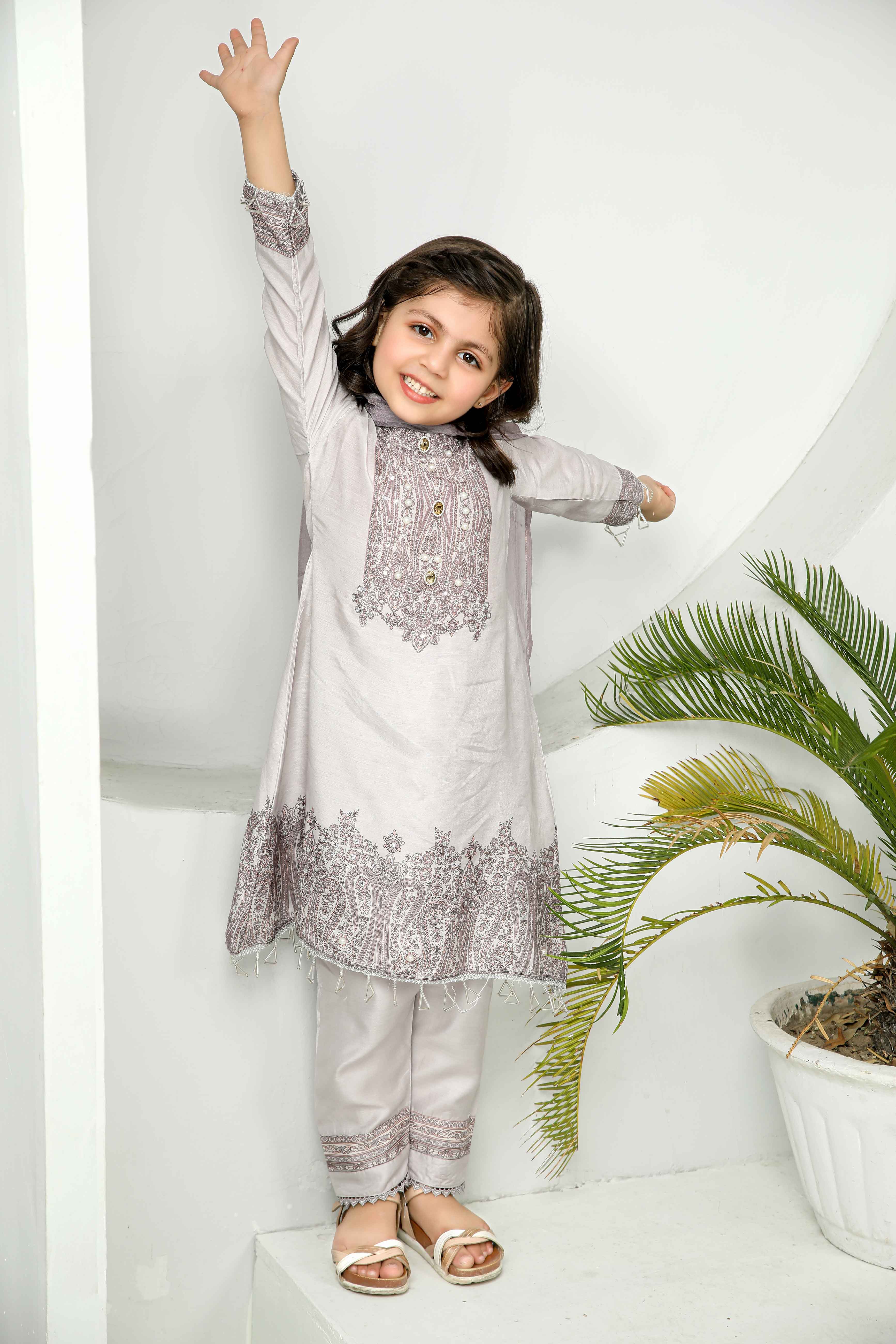 Simrans Mummy & Me Viscose Girls Suit SK04K DesiPosh