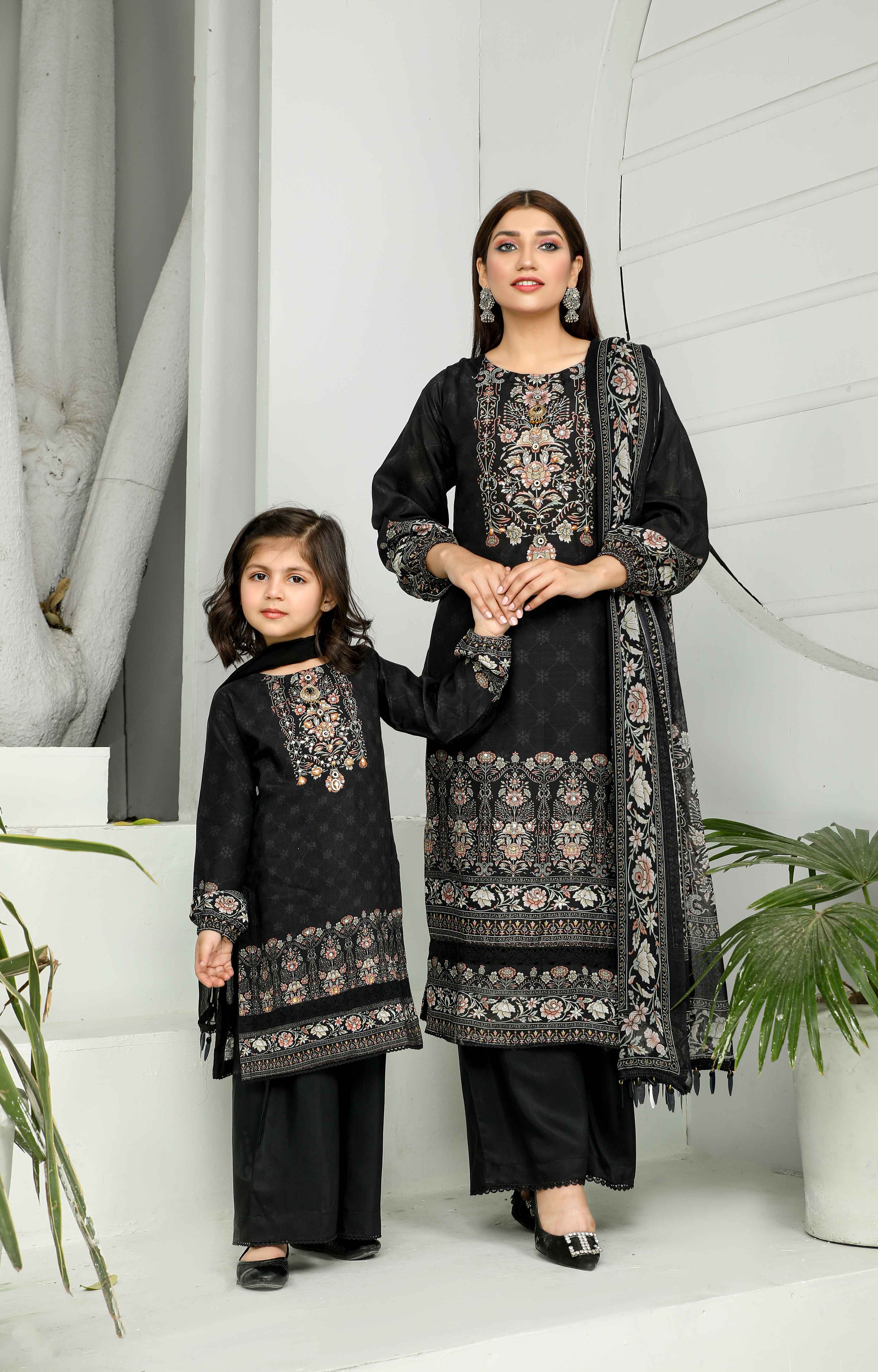 mother and daughter salwar kameez