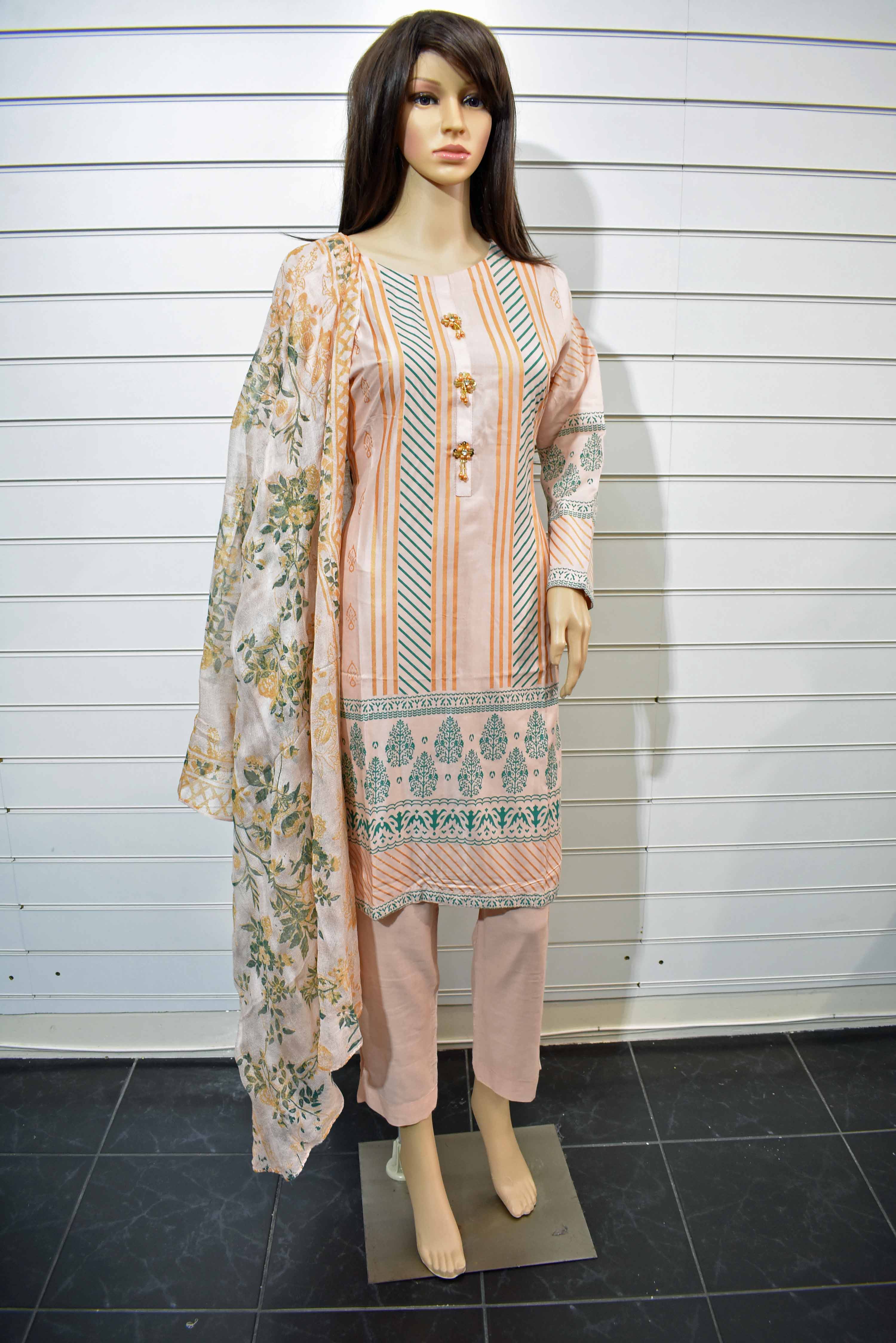 Simrans Rubab Digital Print Summer Lawn Mummy & Me Outfit SKC10P