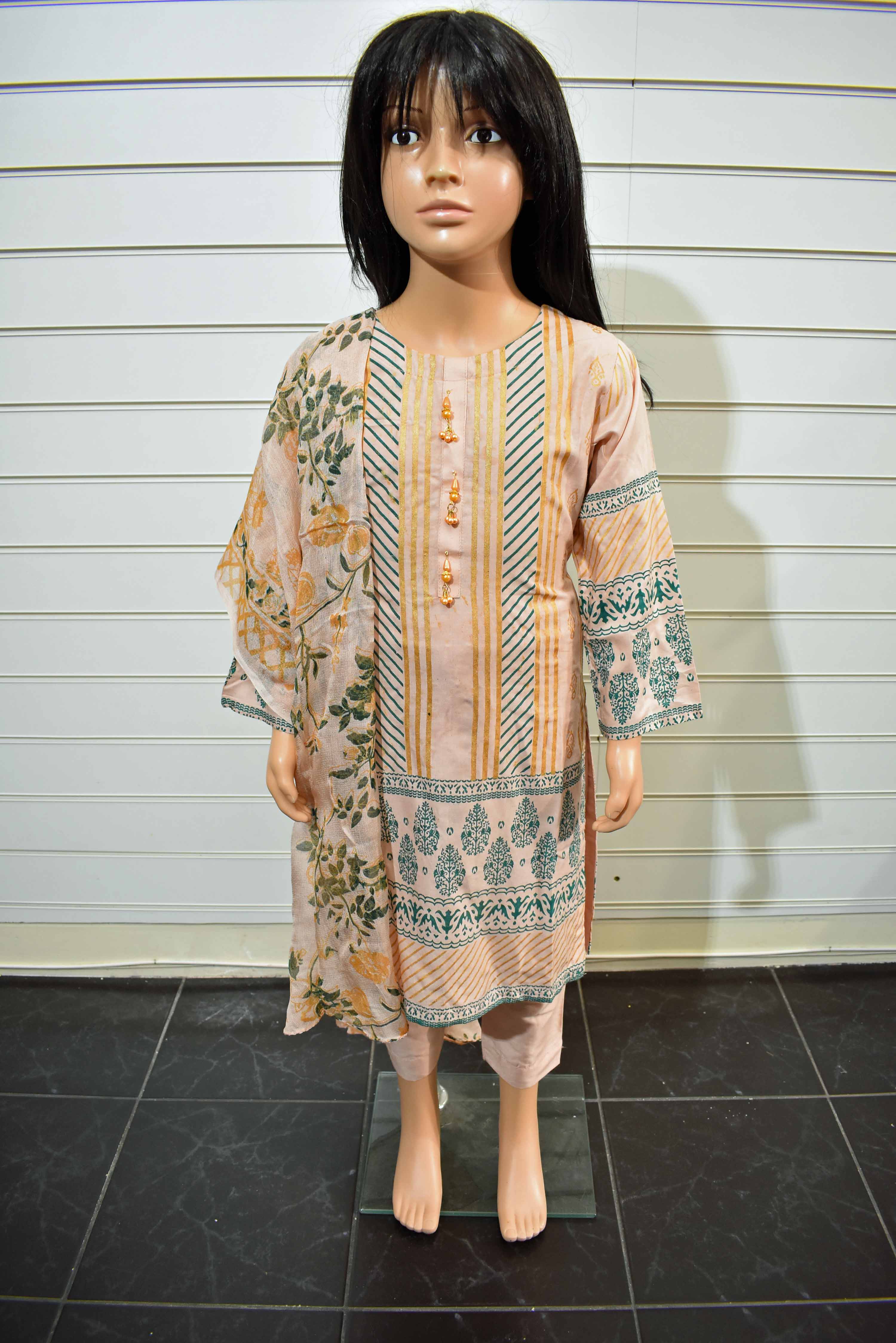 Simrans Rubab Kids Digital Print Summer Lawn Mummy & Me Outfit SKC10PK