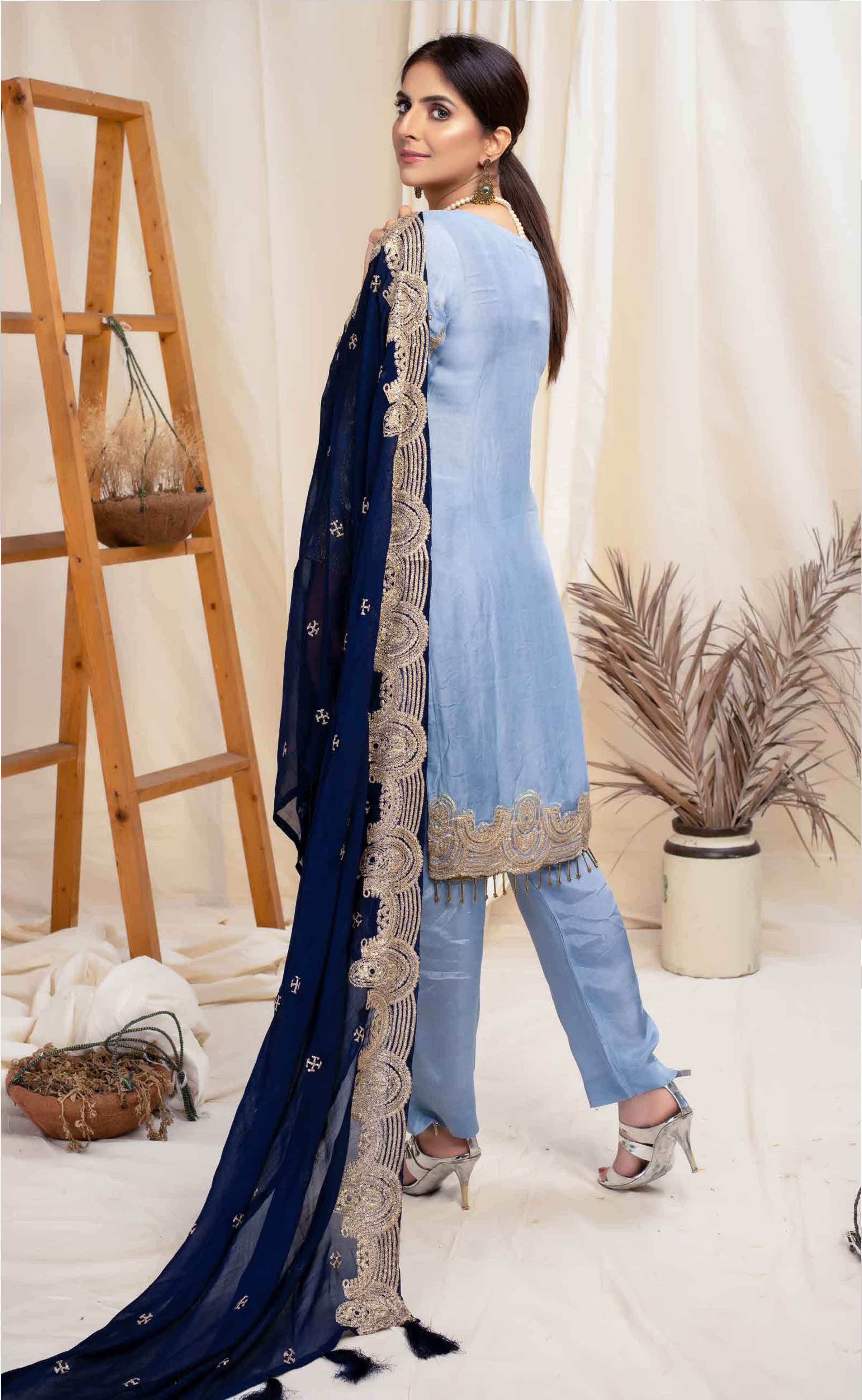 pakistani readymade semi formal