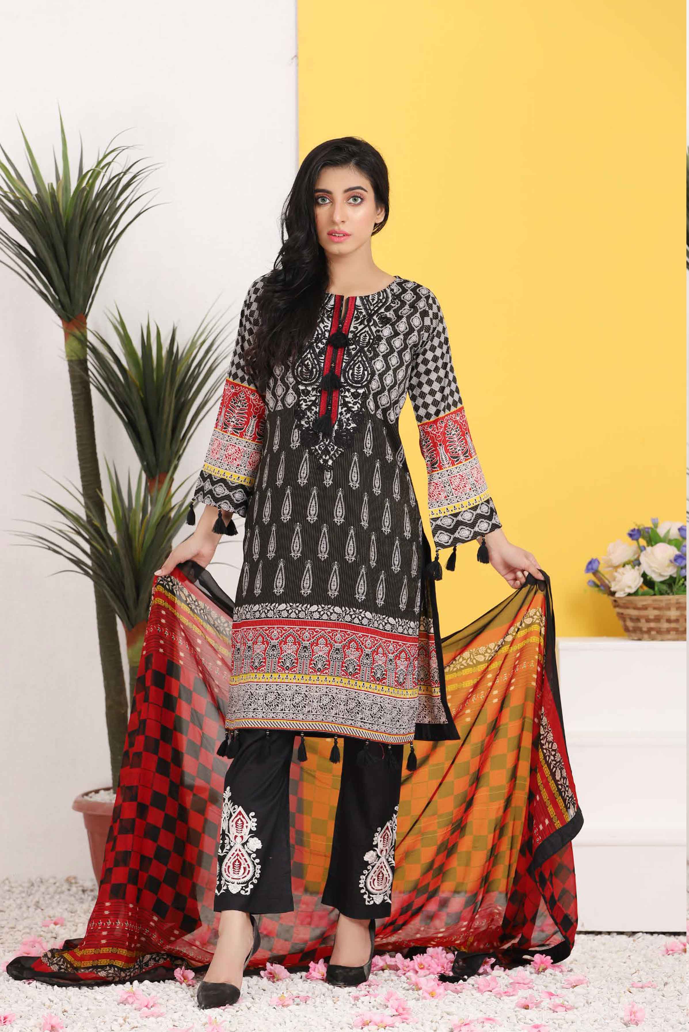 Simrans Summer Collection Ready to Wear Lawn Outfit ILSR18